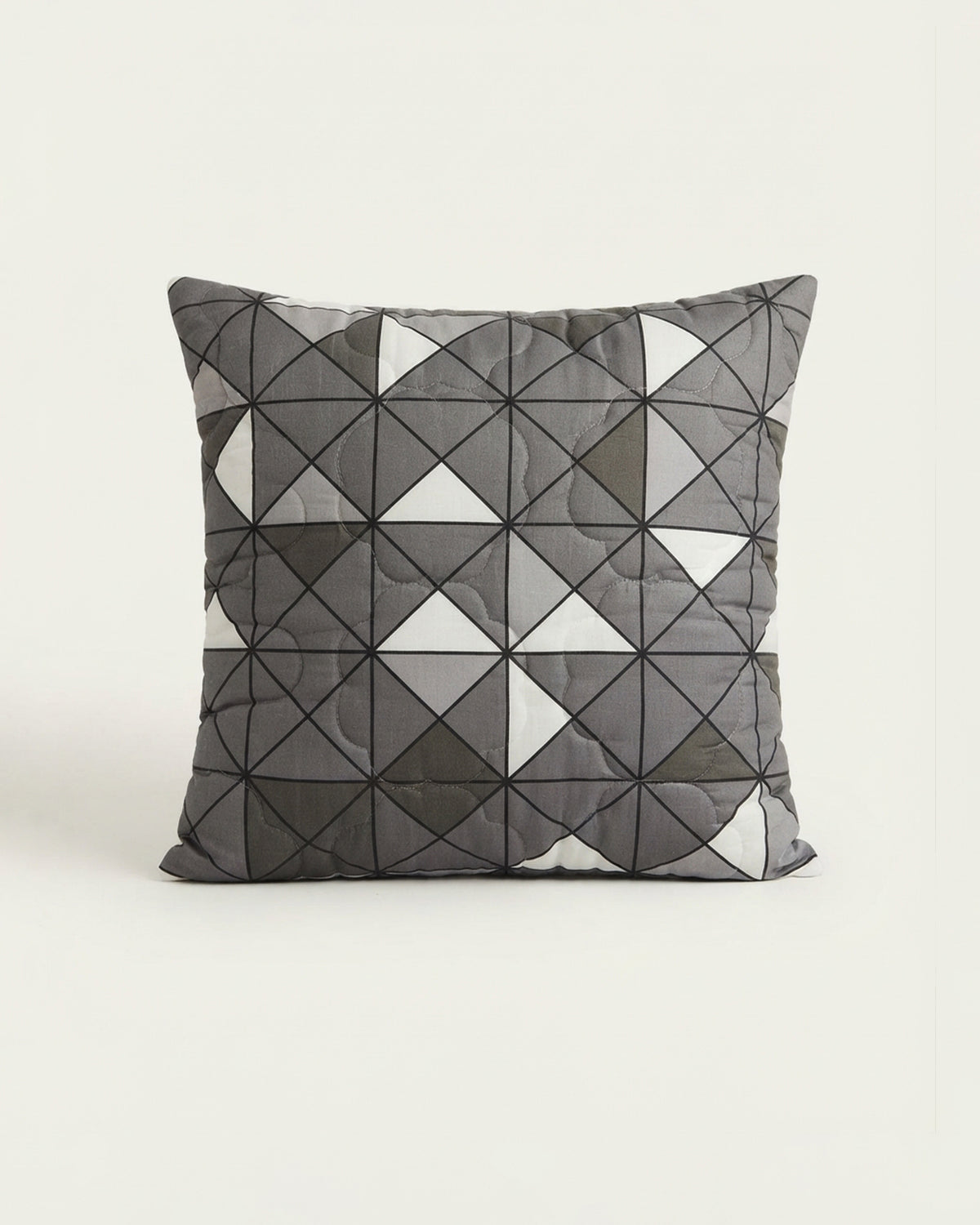 Quilted Cushion - Linear Luxe