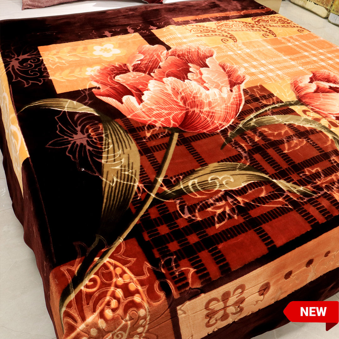 Buy Purist Korea Double Blanket Ebony Brown PlushMink Online Store