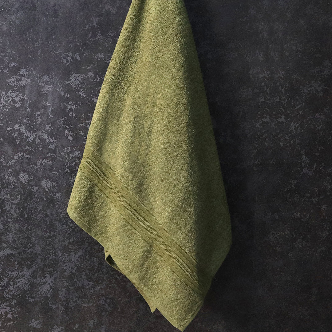 Premium Cotton Towel Plain-Light Green