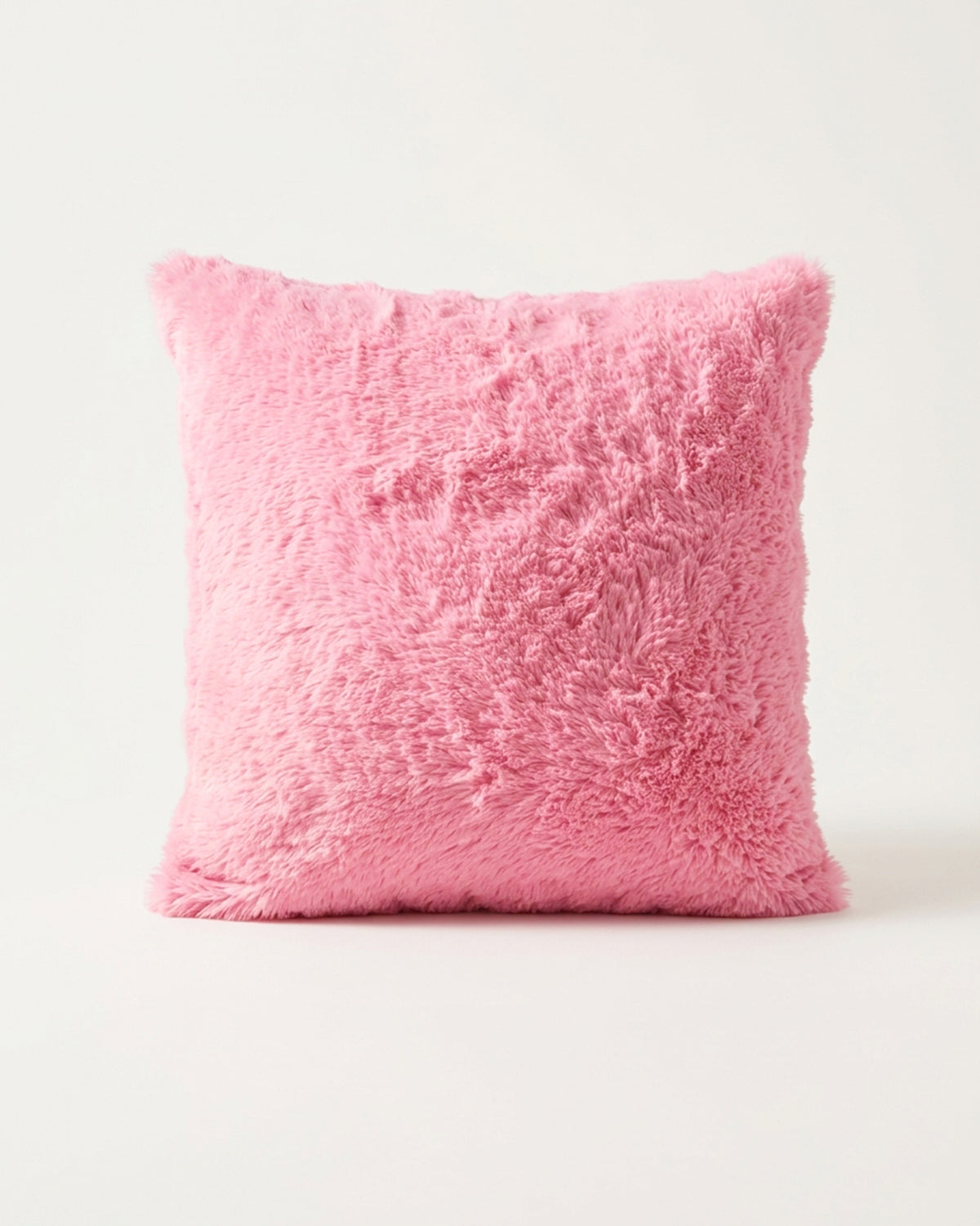 Shaggy Mink Cushion - Peony