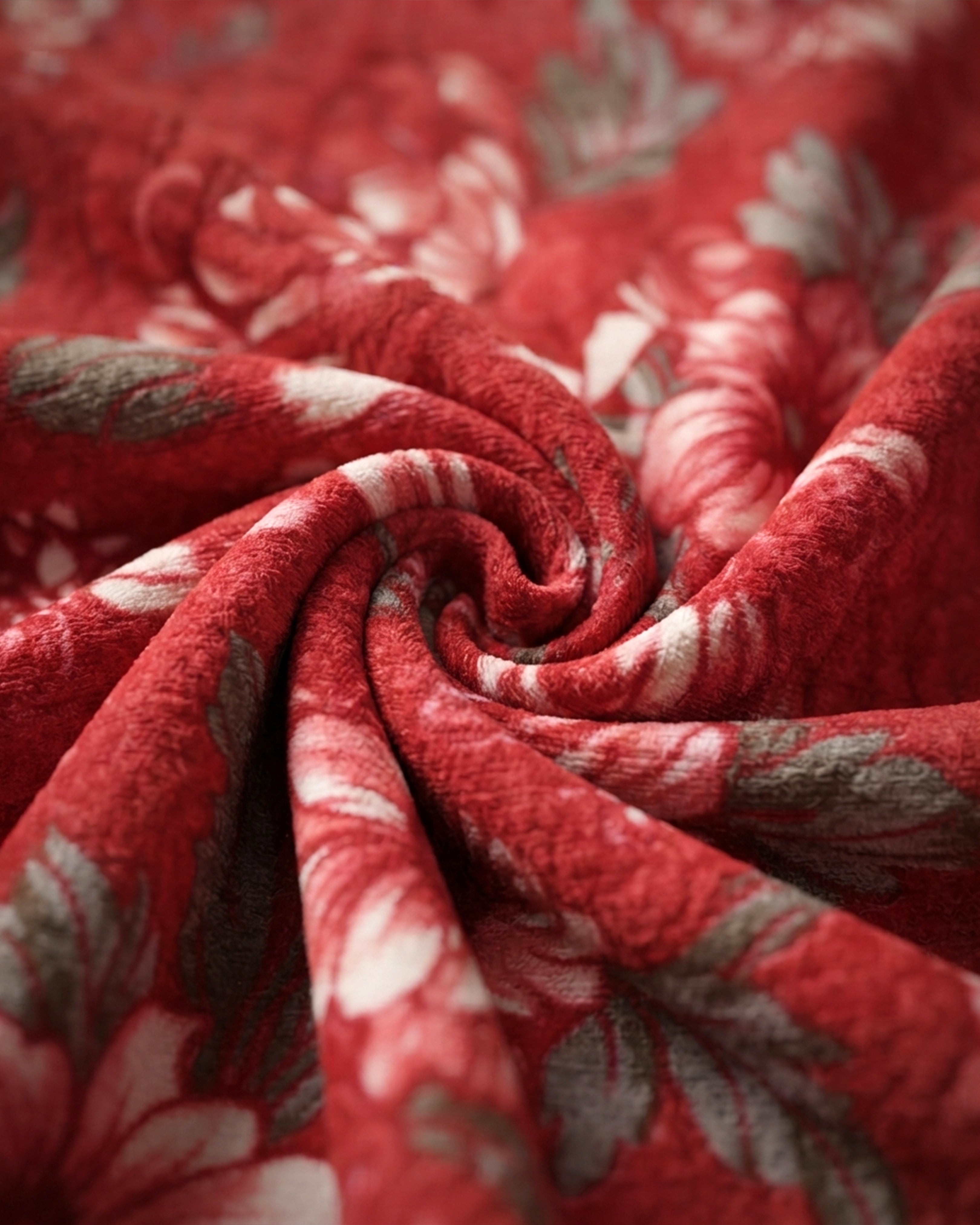 Wonder Flannel AC Blanket - Bright Red