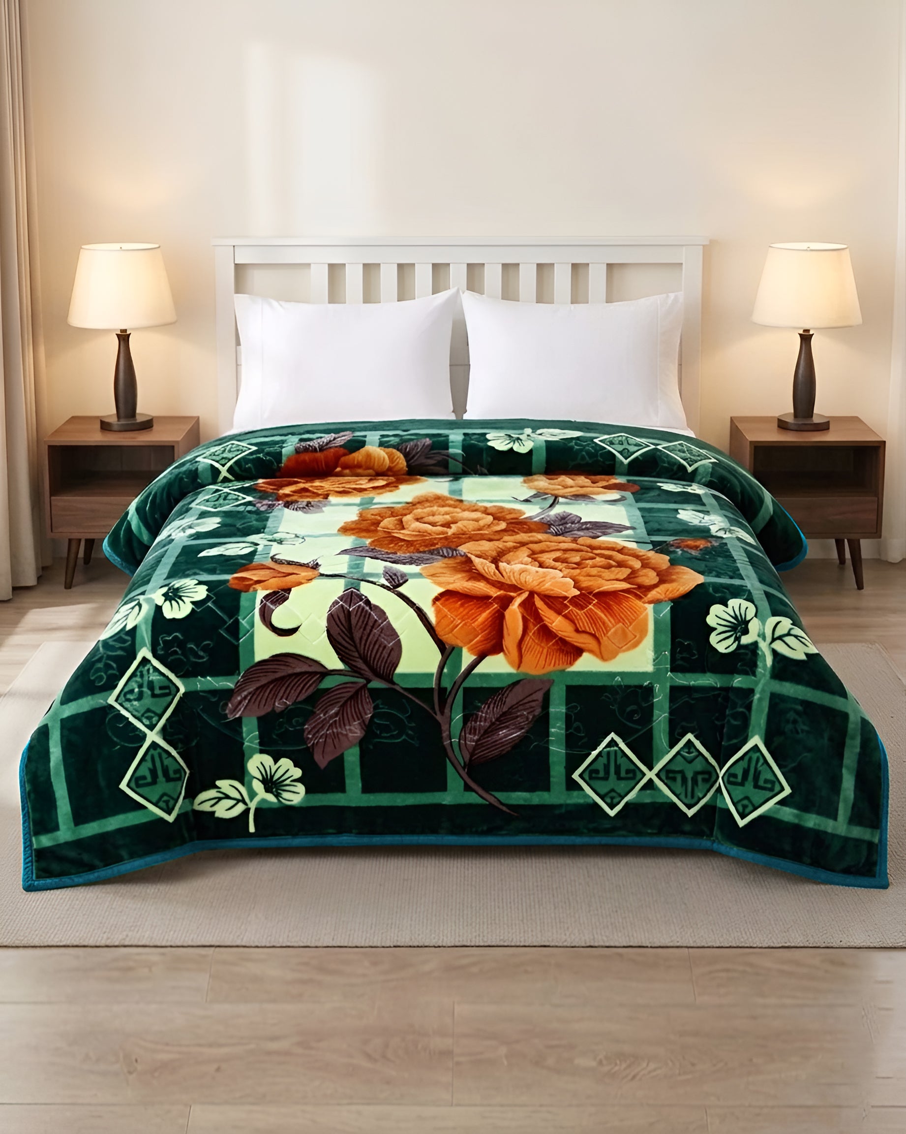 Heaven 4KG 2-Ply Double Bed Blanket-Botanica