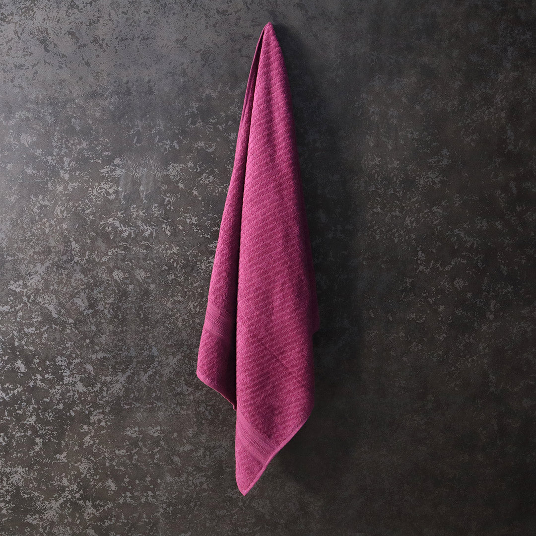Premium Cotton Towel Plain-Purple