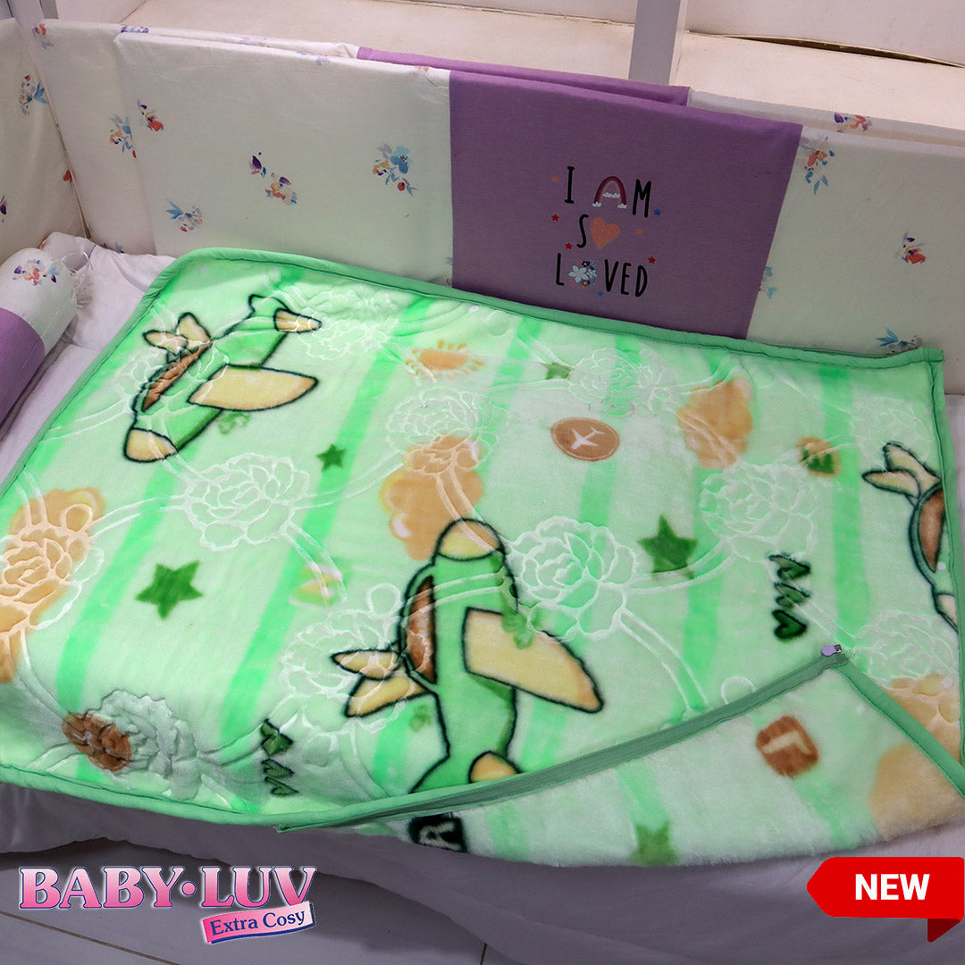 Baby Blanket Baby Luv-Mint Green