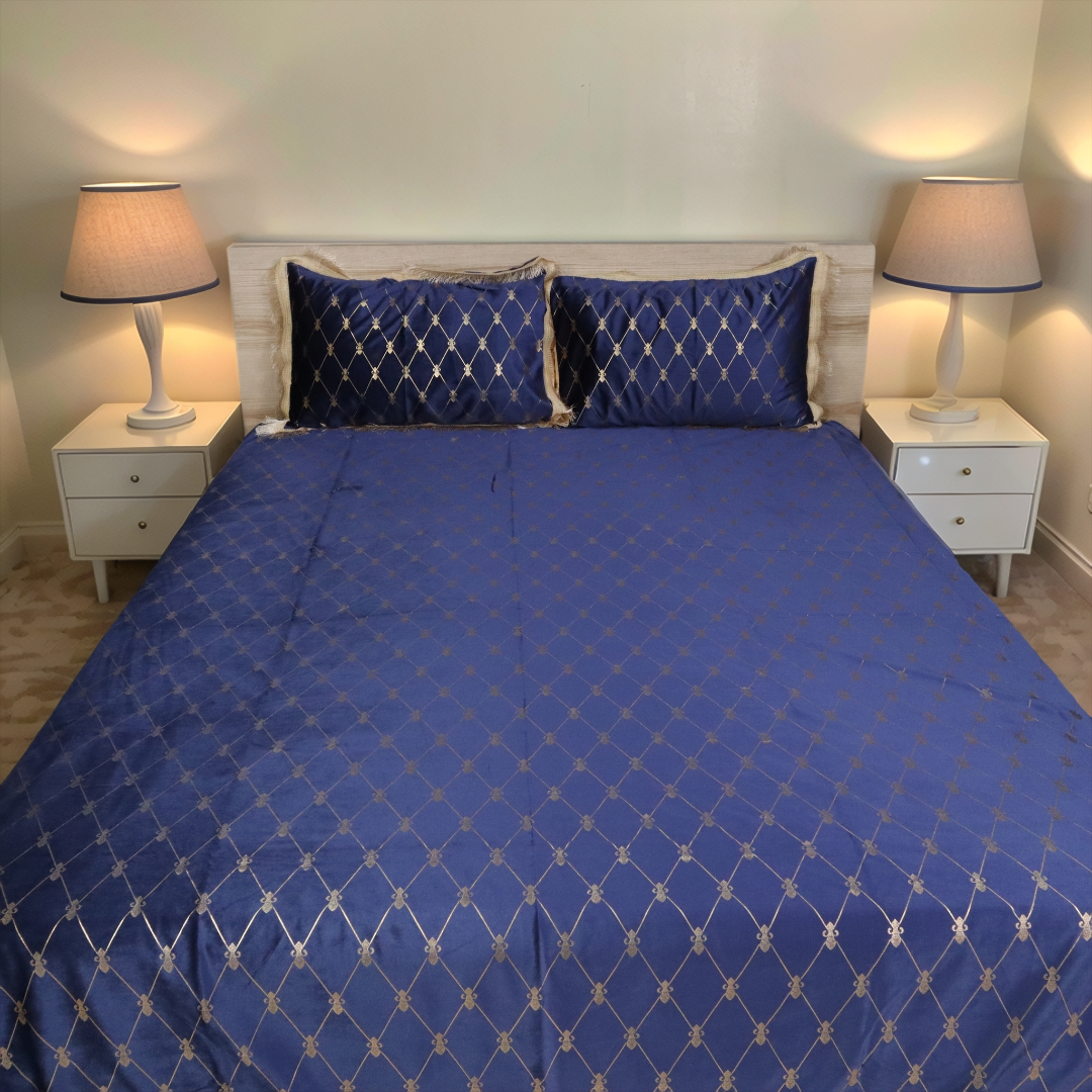 Regal Decor 3-Piece Bed Set-Indico