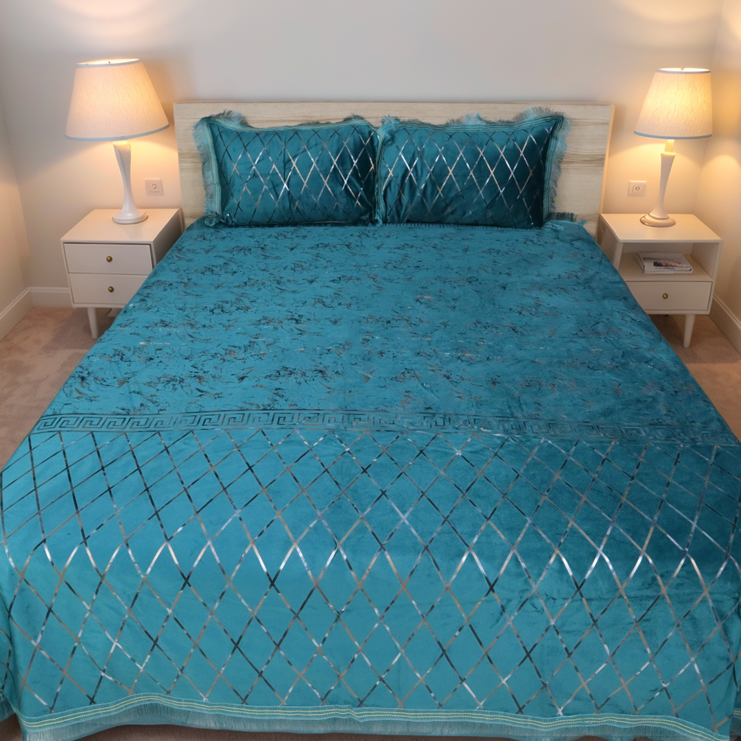 Regal Decor 3-Piece Bed Set-Lagoon