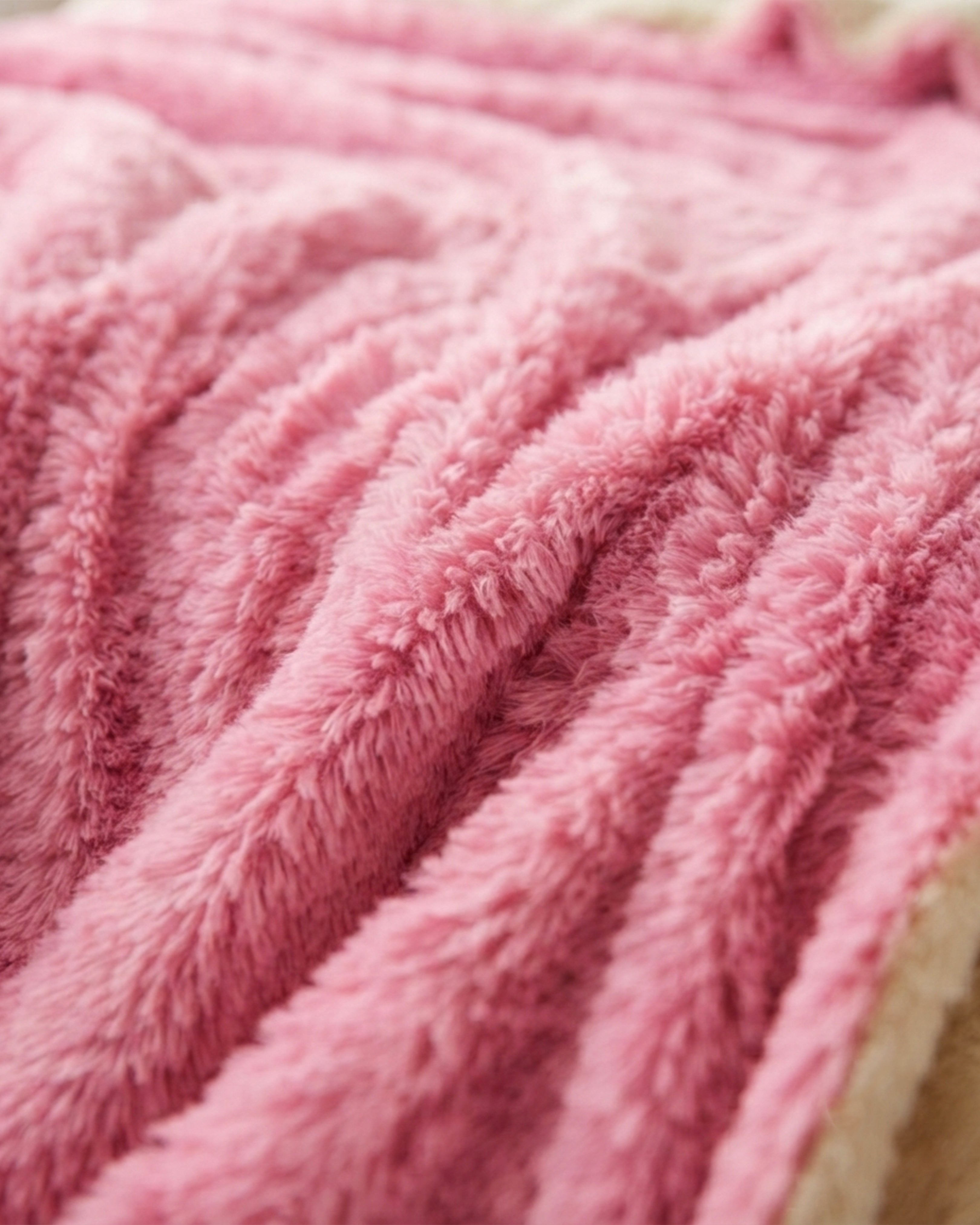 Sherpa Throw Blanket - Pink
