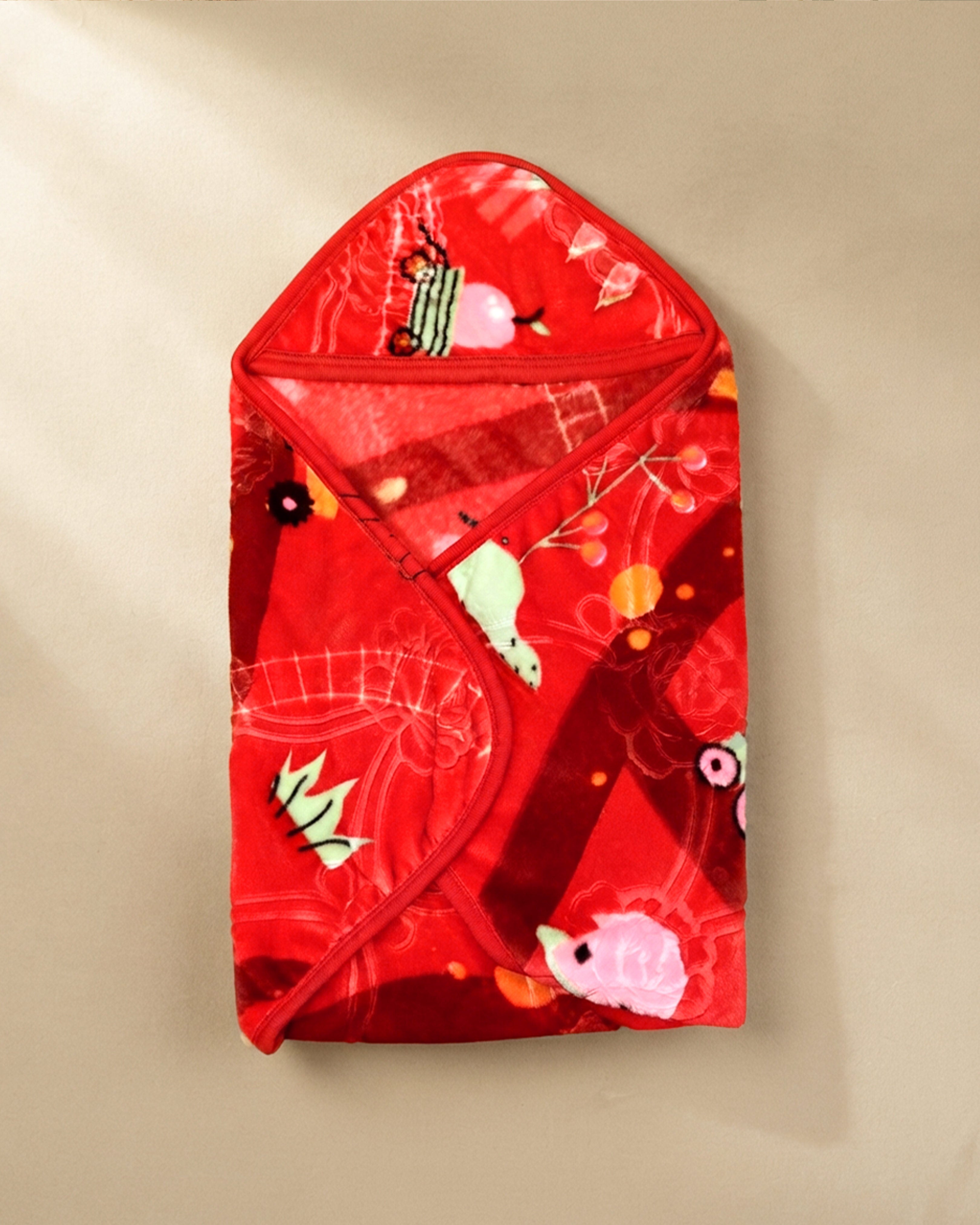 Baby Chic Hood Blanket - Jelly