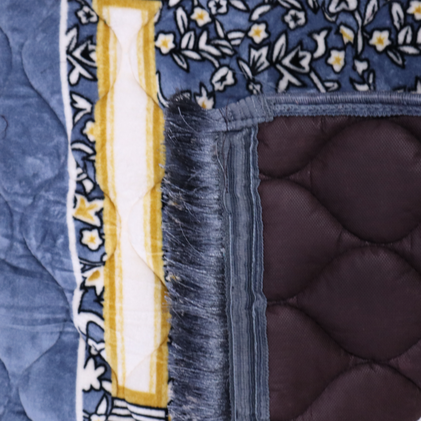 Kiswah Printed Prayer Mat-Gunmetal