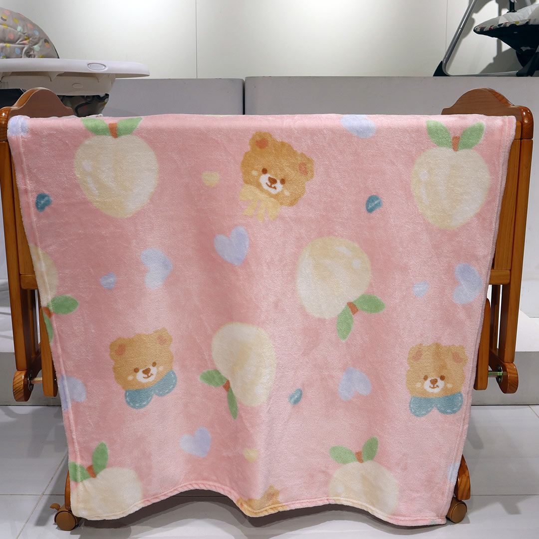 Buy Mini Me Baby Flannel Blankets Rosy PlushMink Online Store