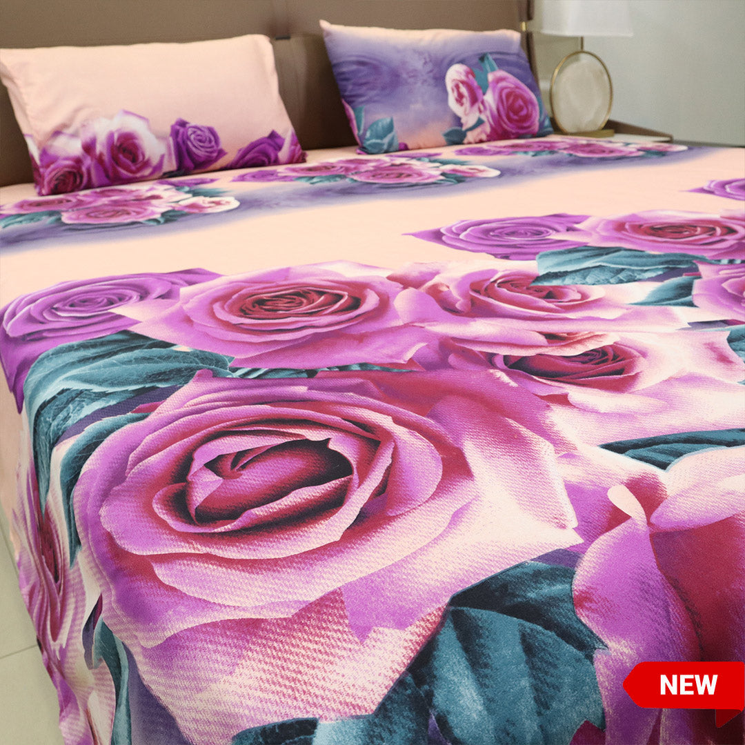 Bed Sheet Fantasy King Bed-Lilac Oasis