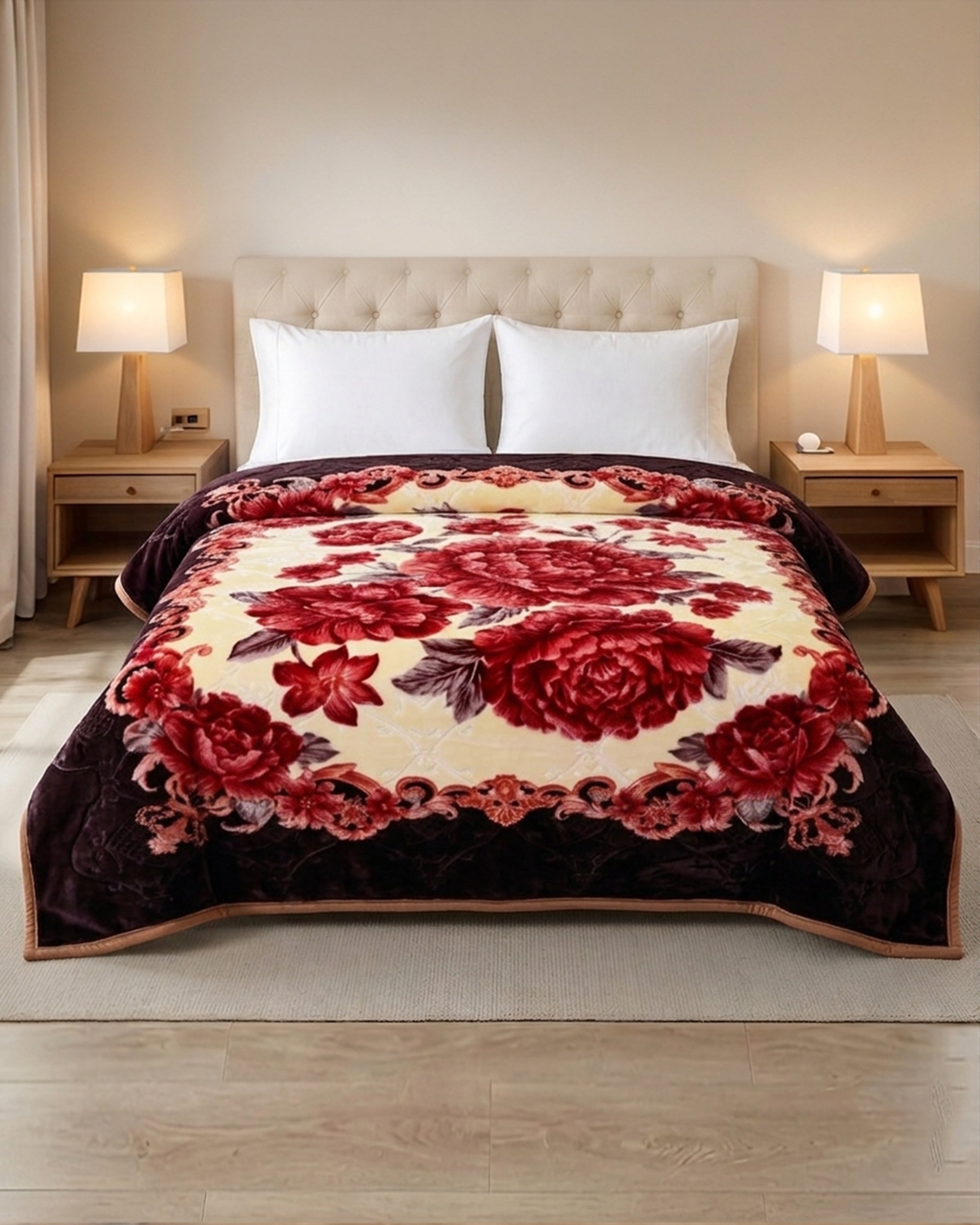 Empire 6KG 2-Ply King Bed Blanket-Cedar