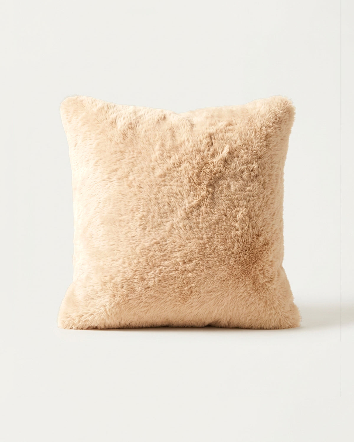 Shaggy Mink Cushion - Birch