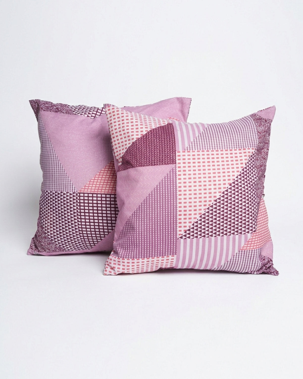 Printed Filled Cushions (Pair) - Pink Pop