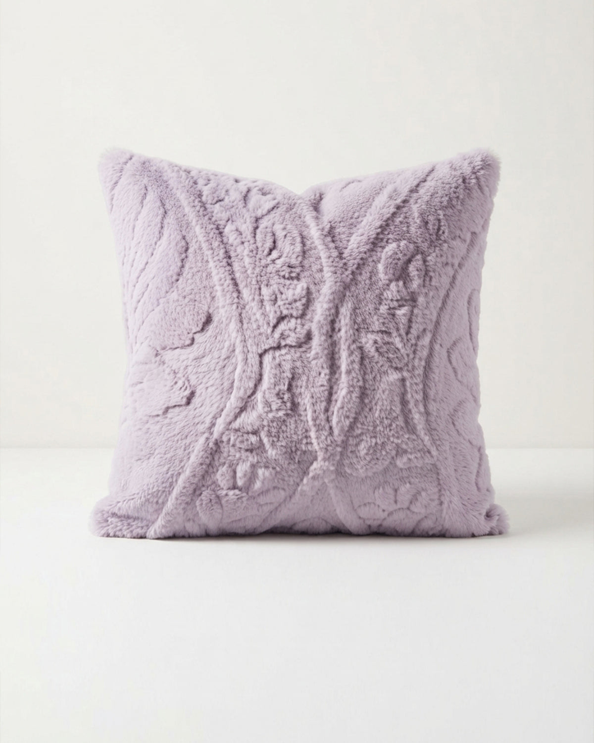 Solid Mink Cushion - Heather