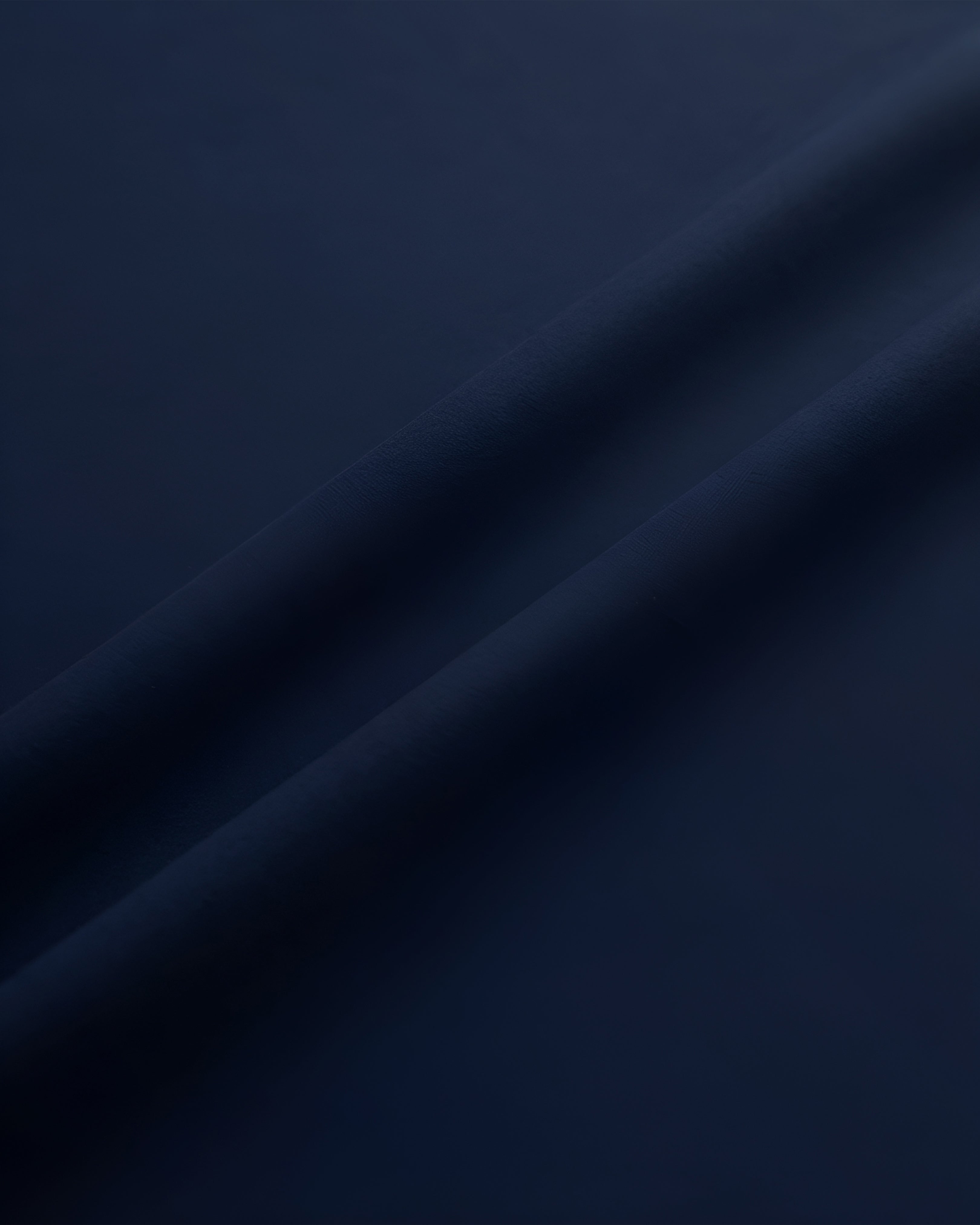 Navy Blue 100% Cotton Double Bedsheet | Sora Collection