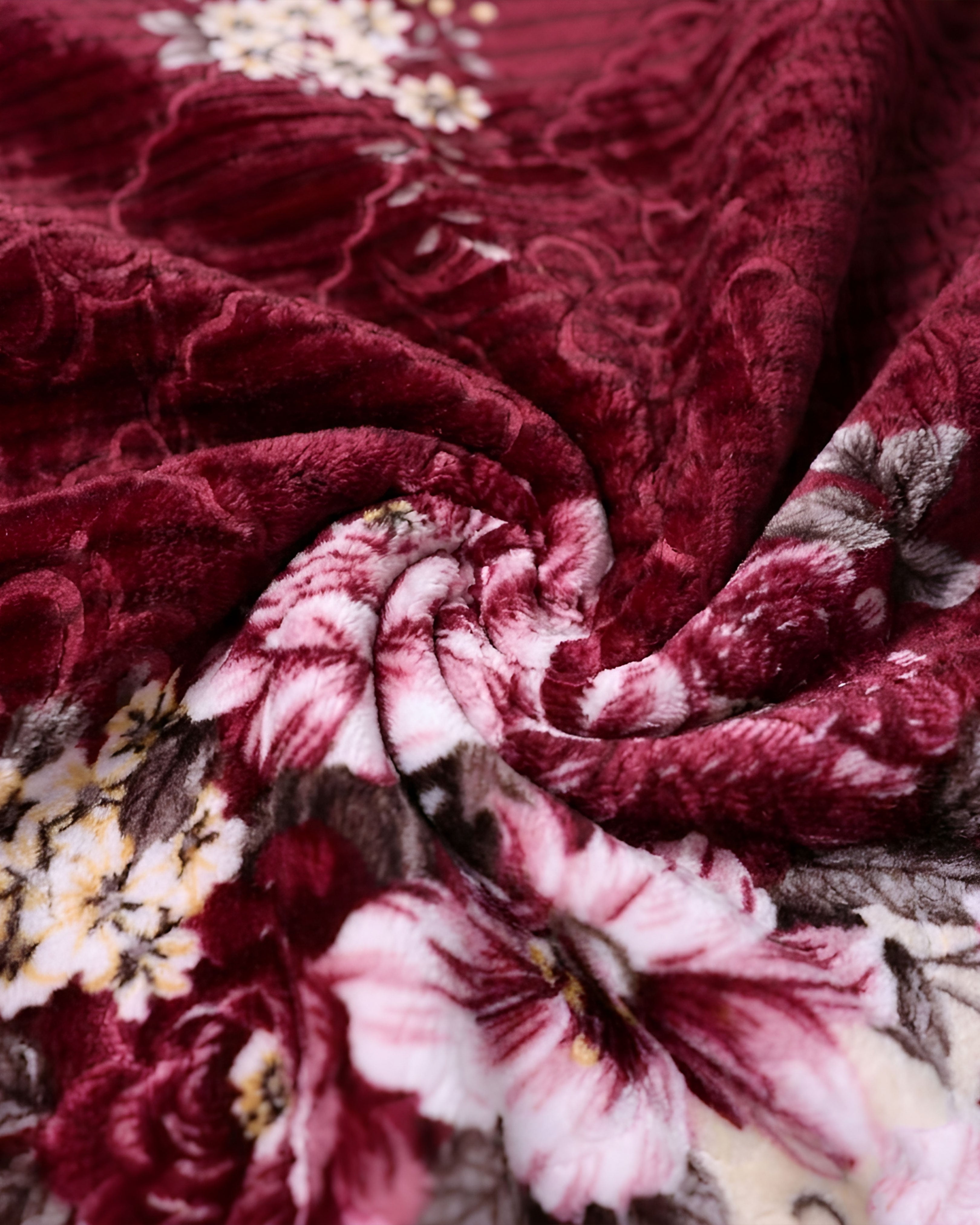 Wonder Flannel AC Blanket - Carmine