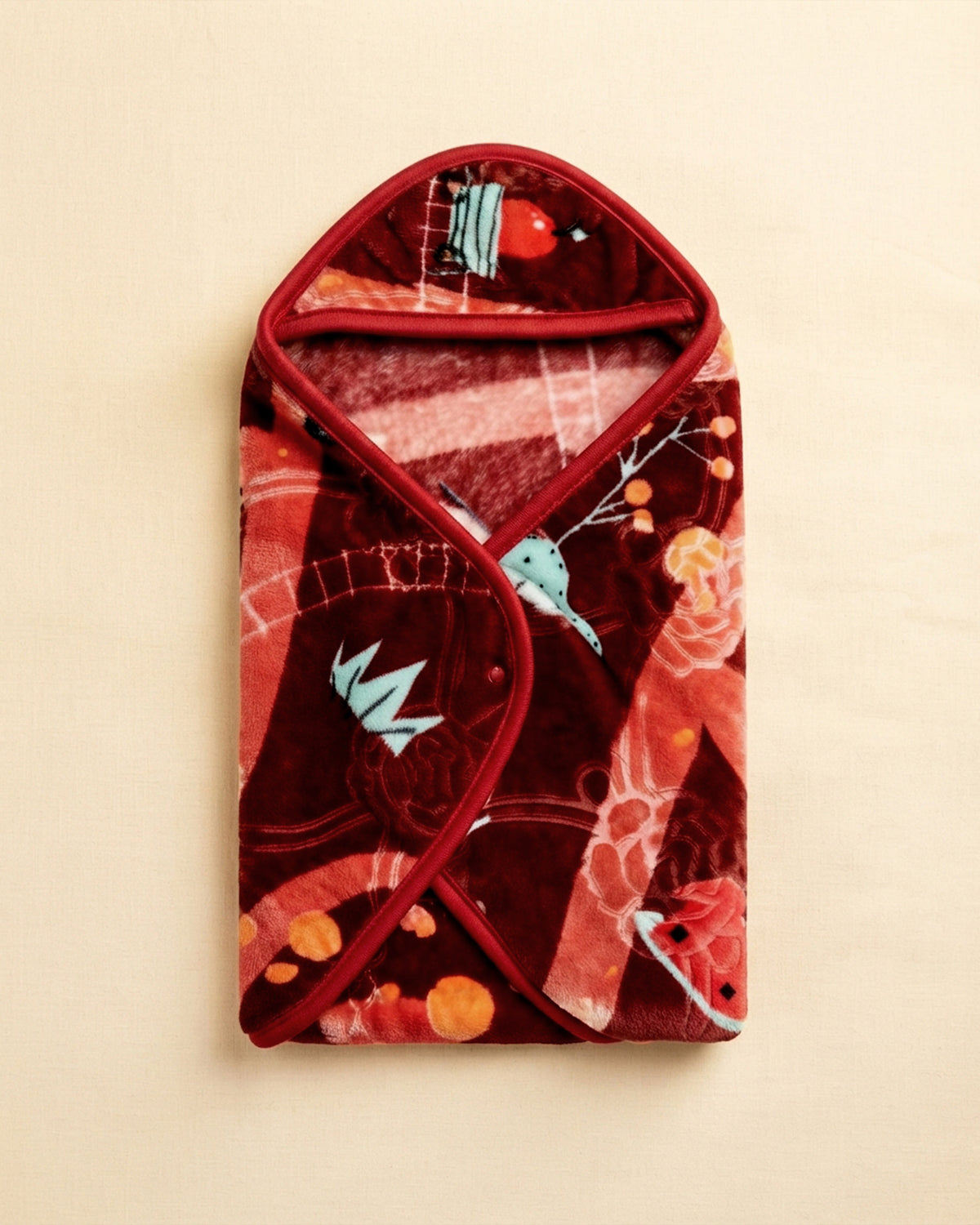 Baby Chic Hood Blanket - Bonbon