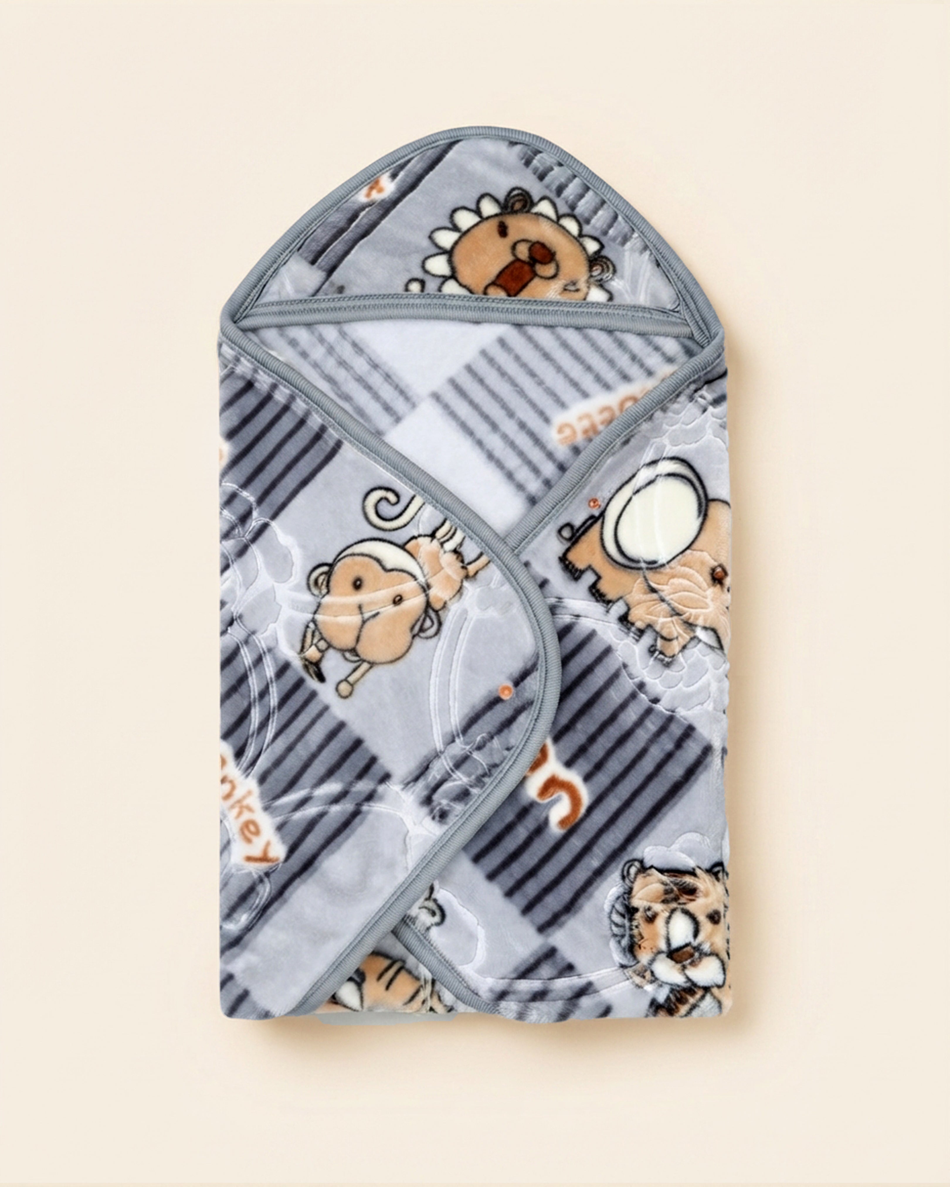 Baby Chic Hood Blanket - Cloudy