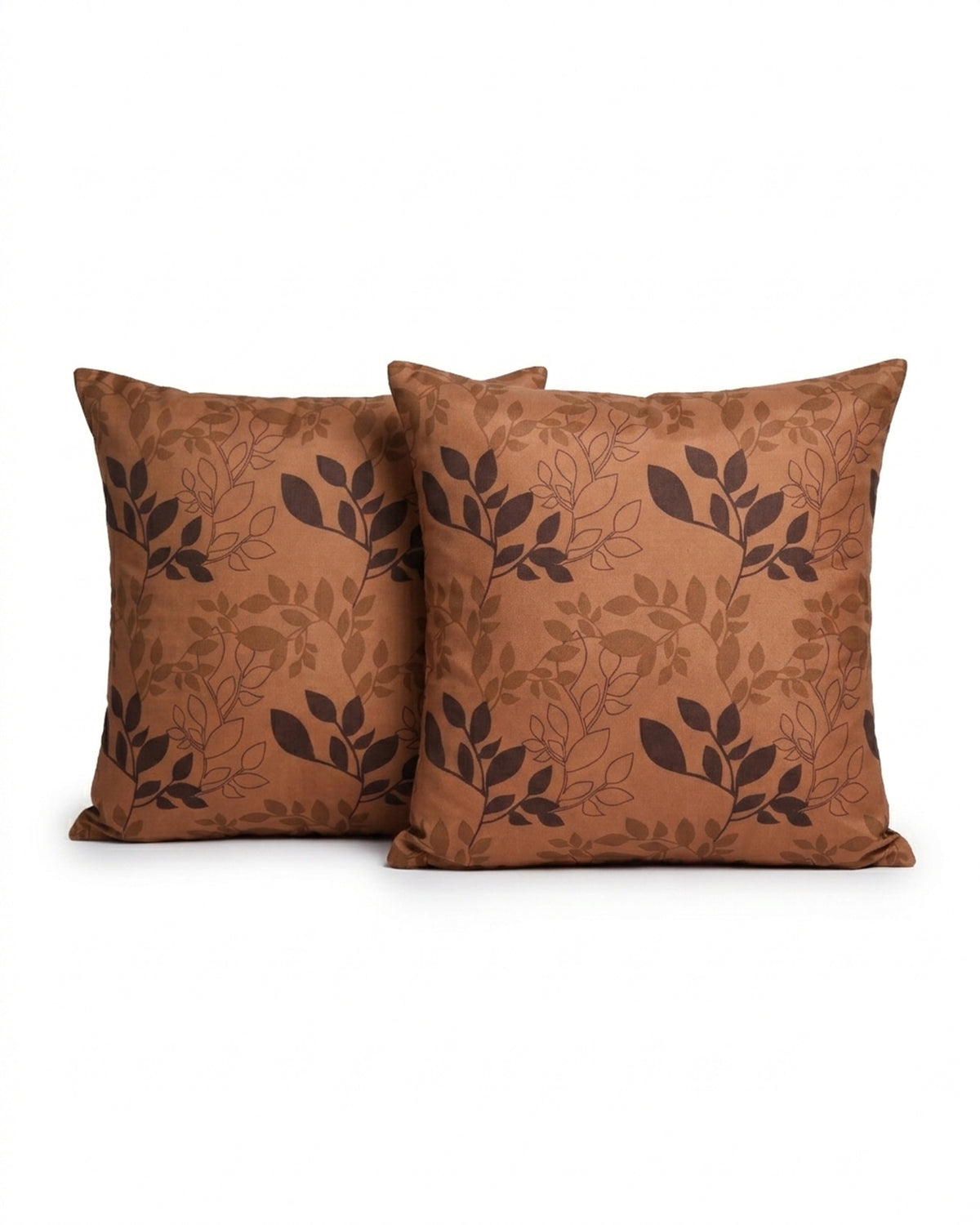 Printed Filled Cushions (Pair) - Ochre