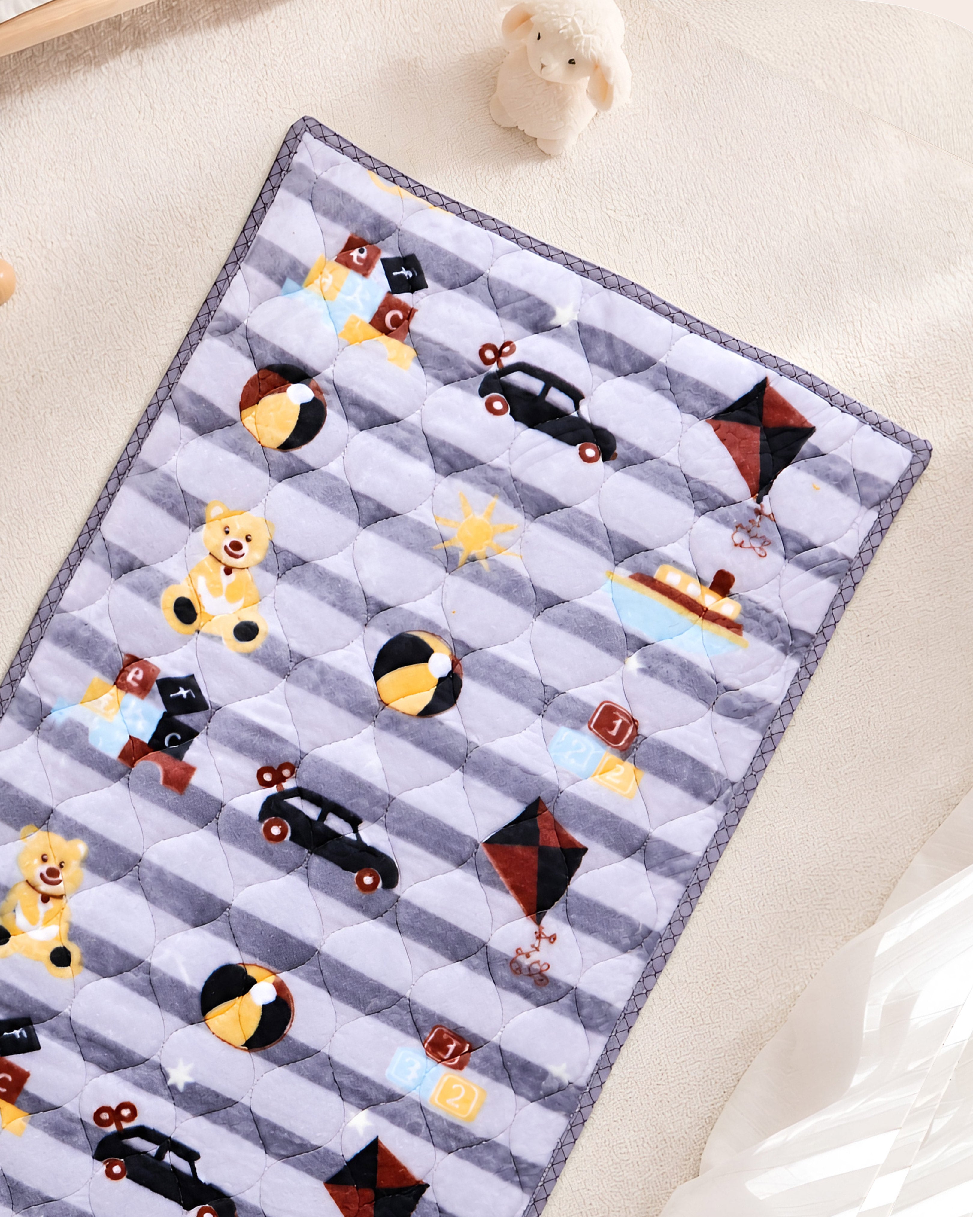 Baby Play Mat Rug - Pebble (65x120 cm)