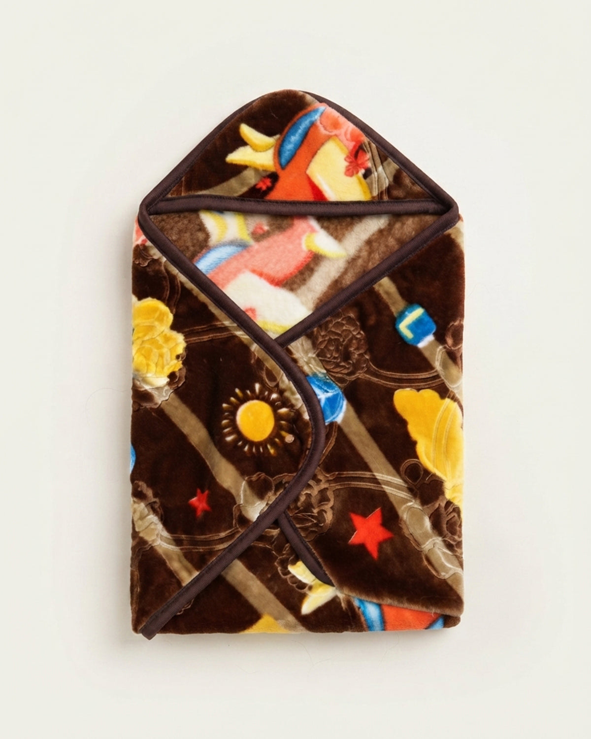 Baby Chic Hood Blanket - Caramel