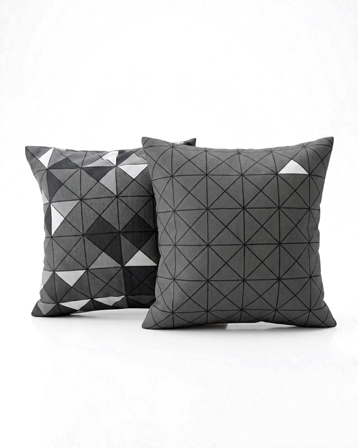Printed Filled Cushions (Pair) - Linear Luxe