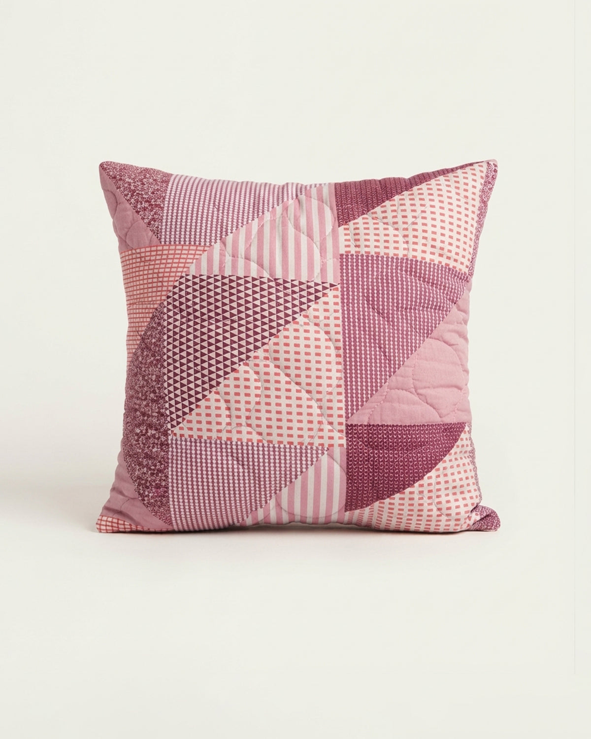 Quilted Cushion - Pink Pop