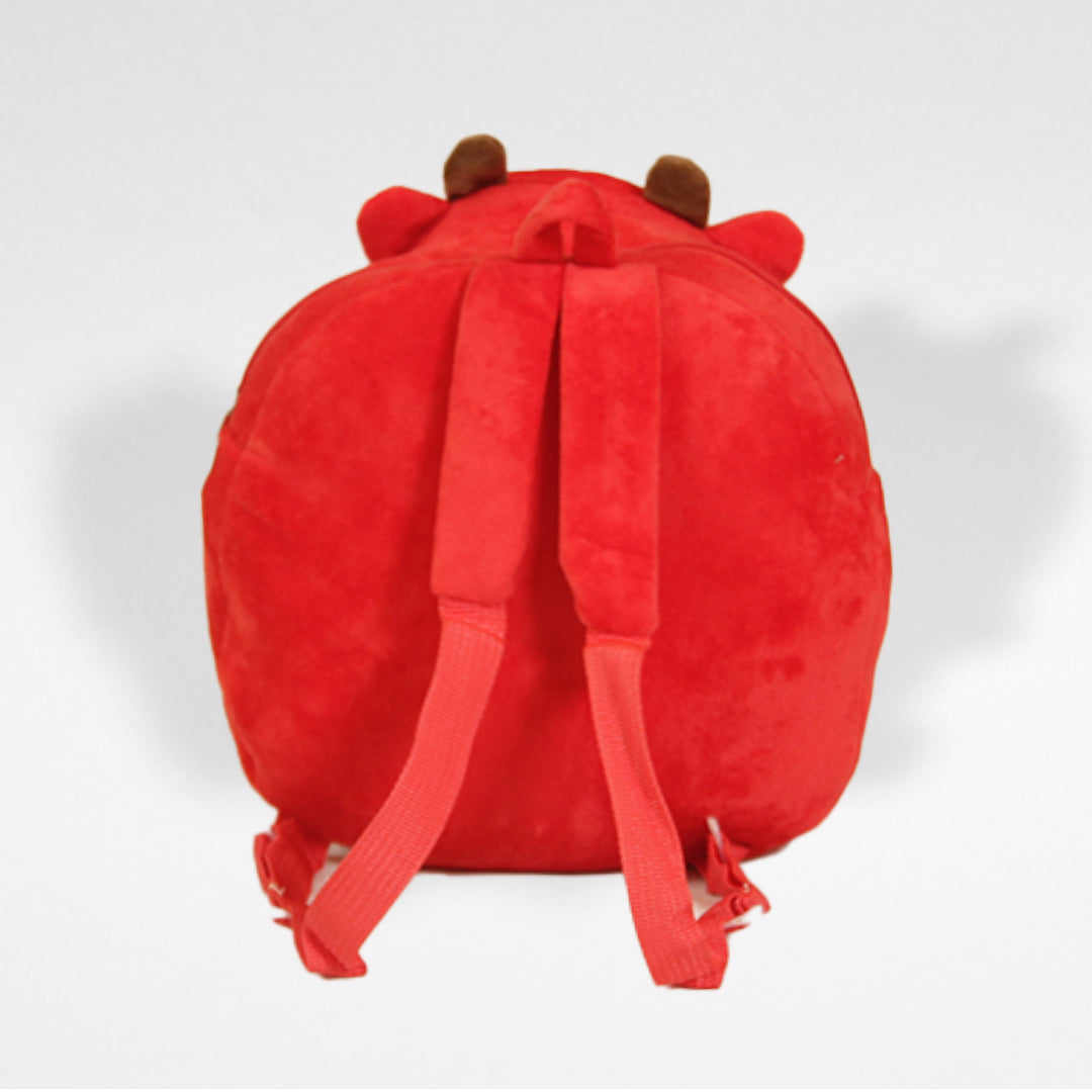 Kids Character Backpacks Bag- Red Bull
