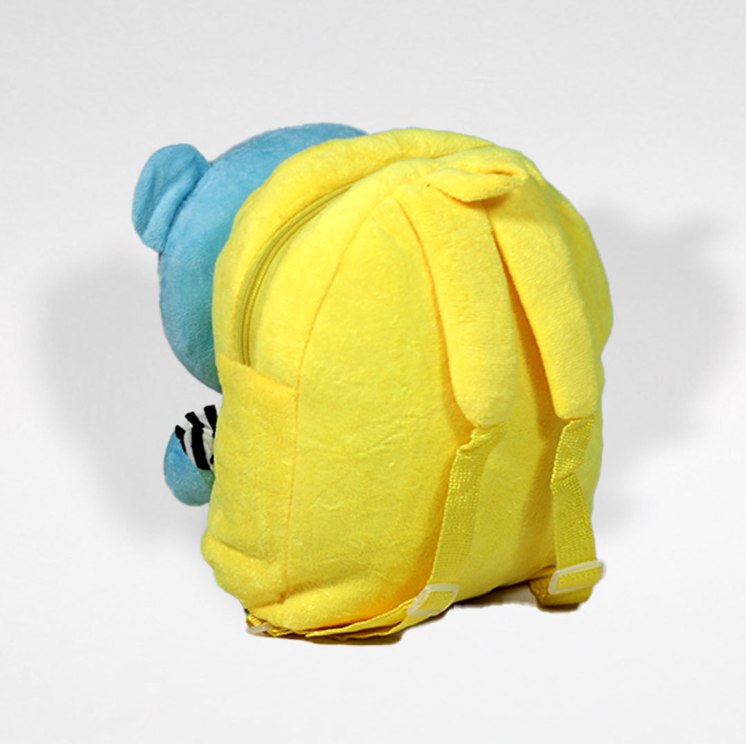 Kids Character Backpacks Bag- Blue Teddy