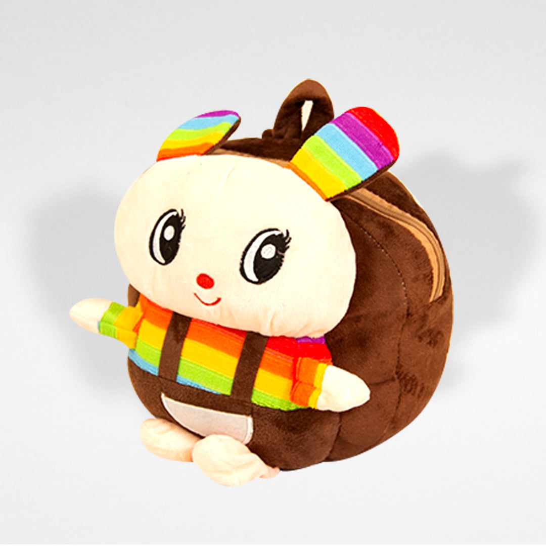 Kids Character Backpacks Bag- Rainbow Bear