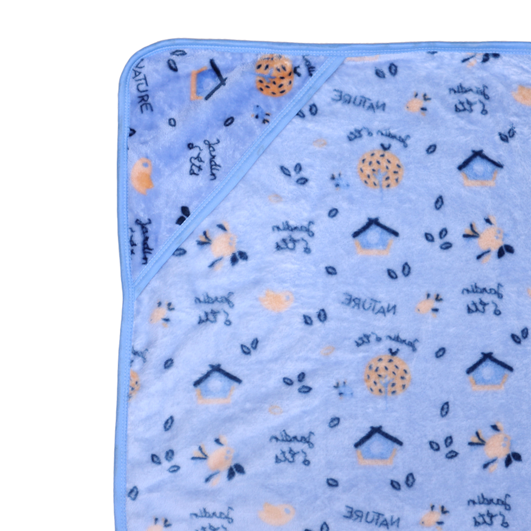 Cuddle Me Swaddle Blanket Hood-Sky Blue