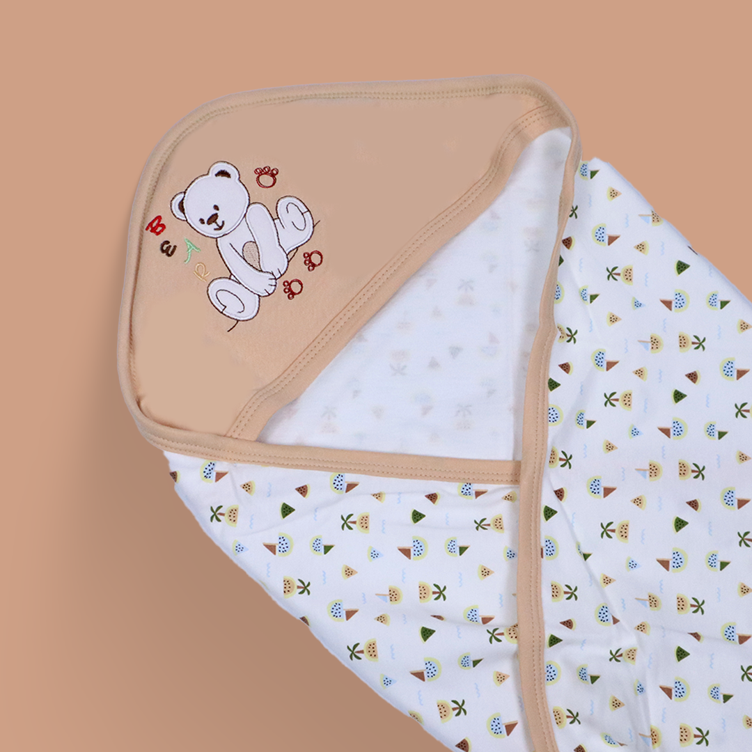 Baby Swaddle Sheet - Brown