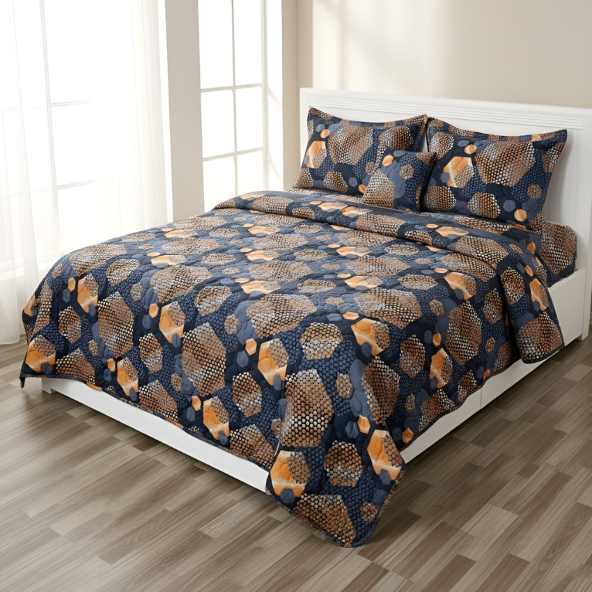 Comfora 5 Pcs Bed in a Bag-Carbon