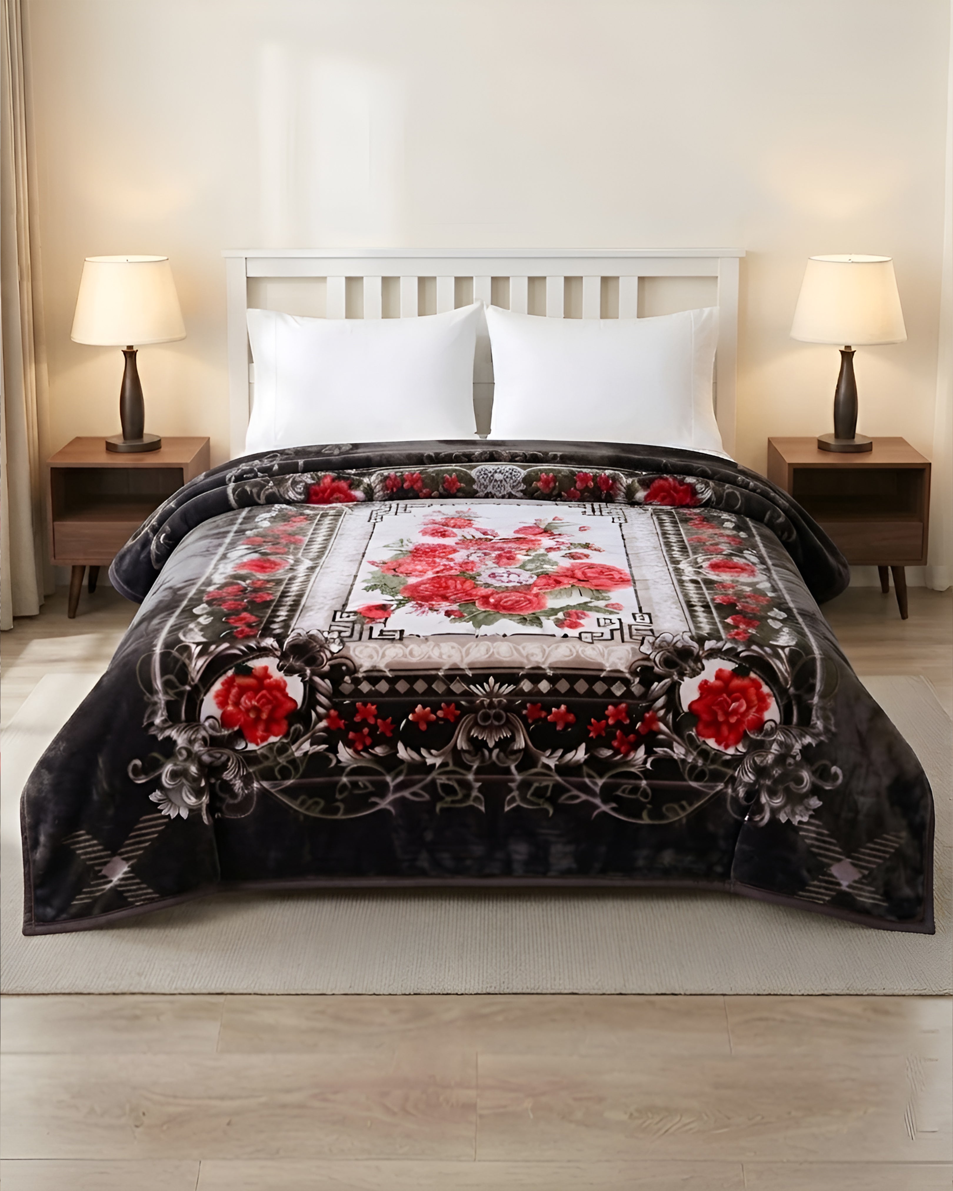 Heaven 4KG 2-Ply Double Bed Blanket-Terra