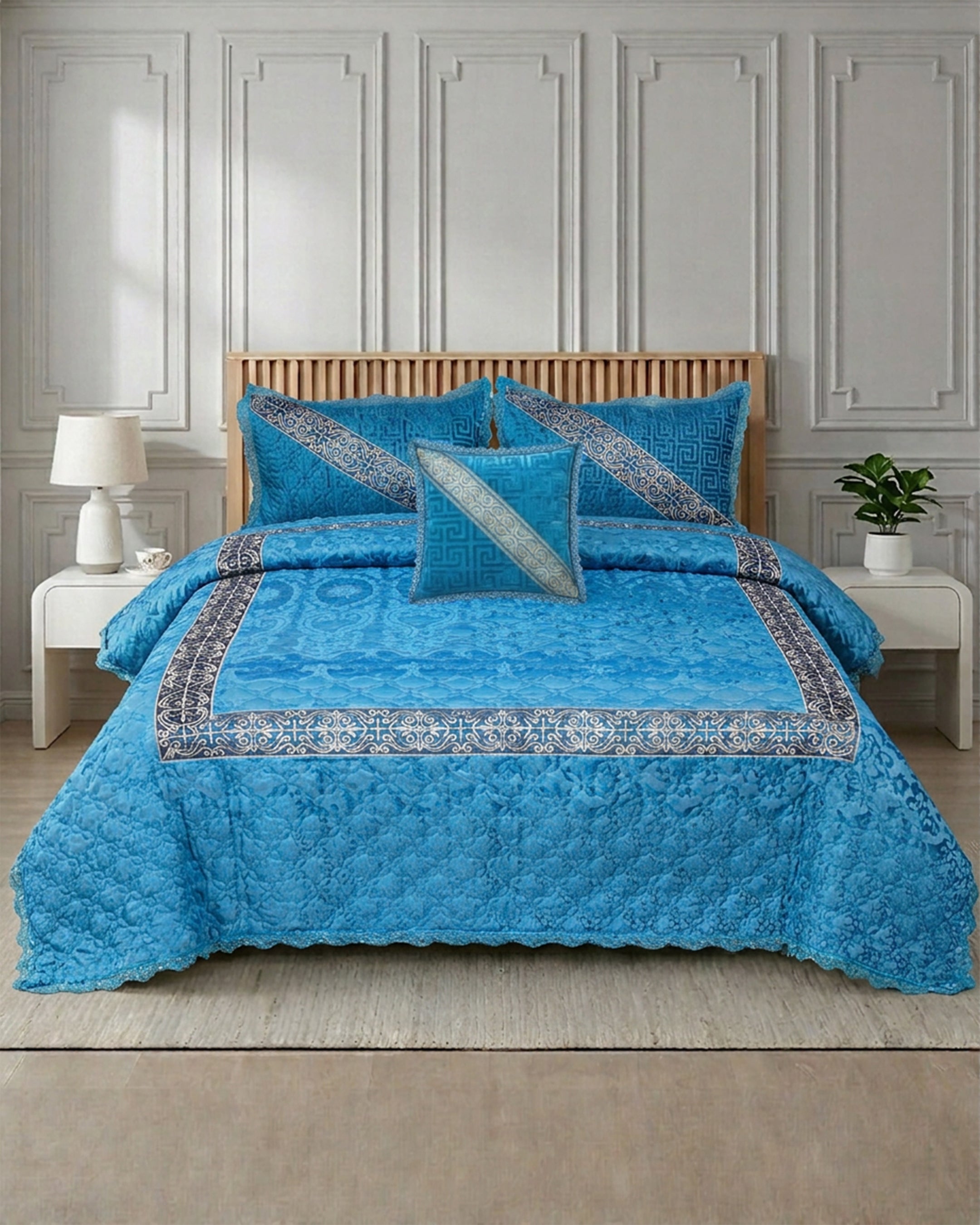 Kastoor Bed Set 4 Pieces-Neelam