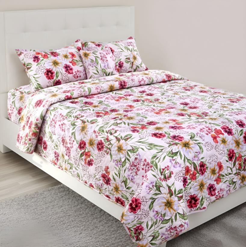 Printed King Bed Comfora - Floral