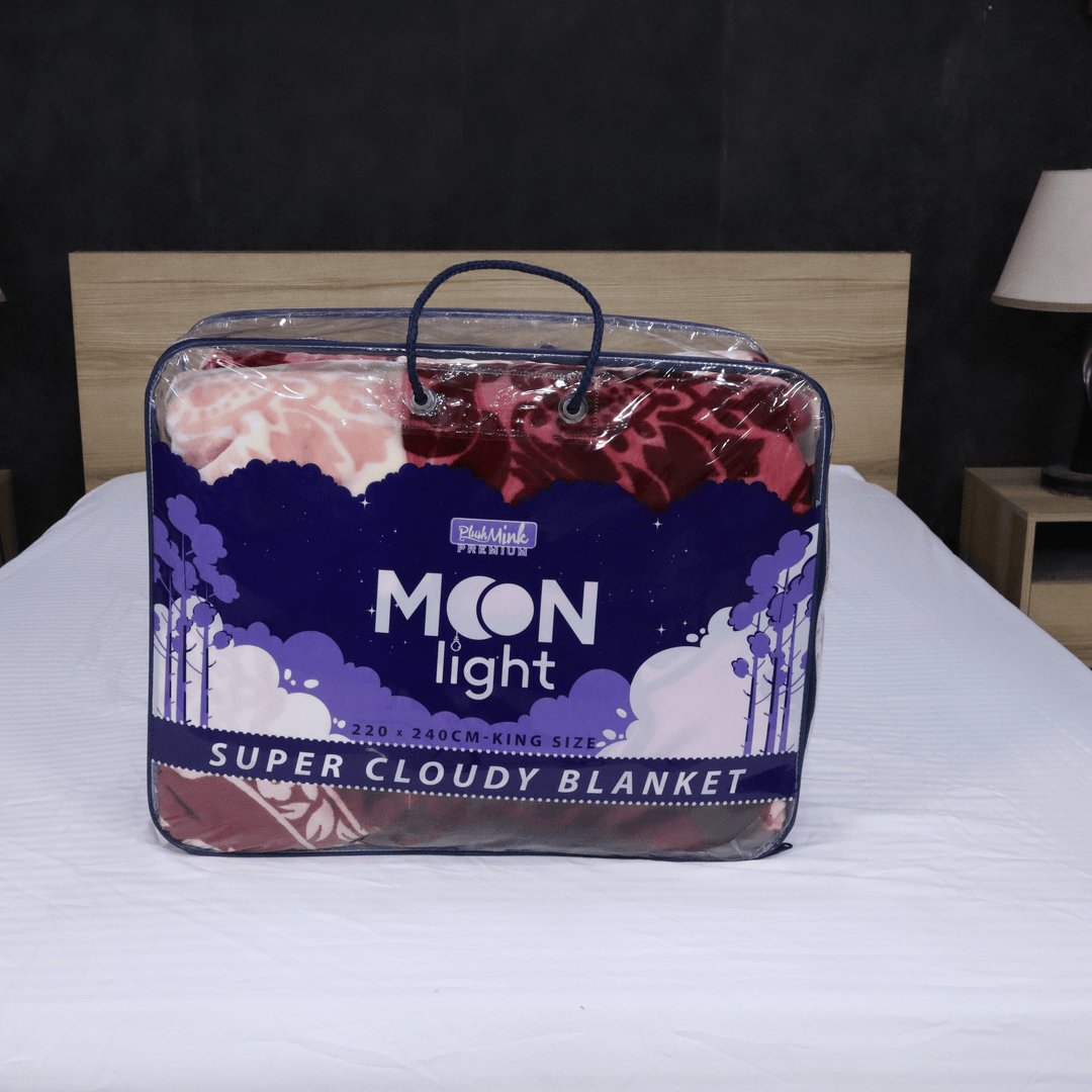 Moonlight Cloudy 4KG 2-Ply Double Bed Blanket-Pecan