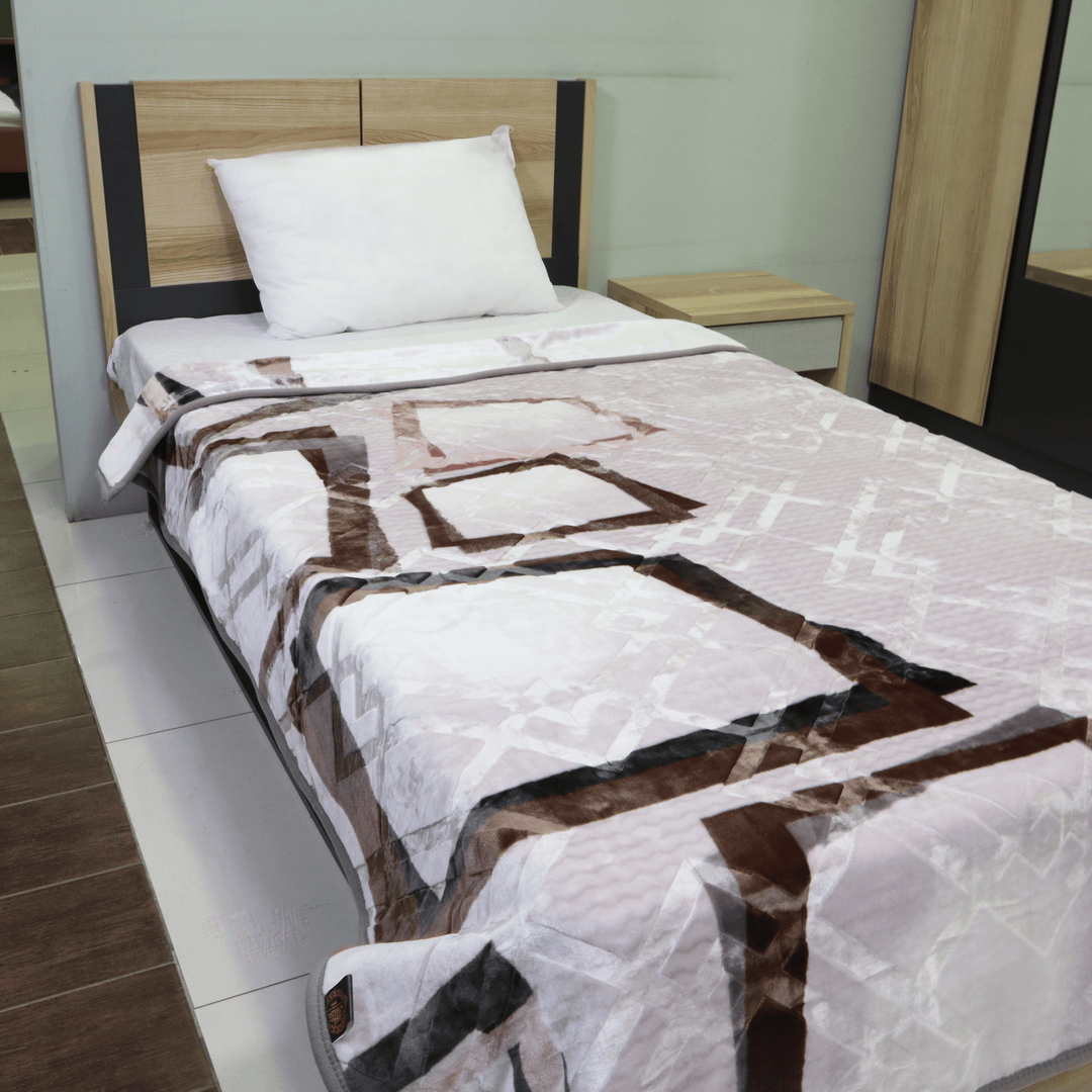 Buy Emperor Single Bed Blanket Graphite PlushMink Online Store Plushmink