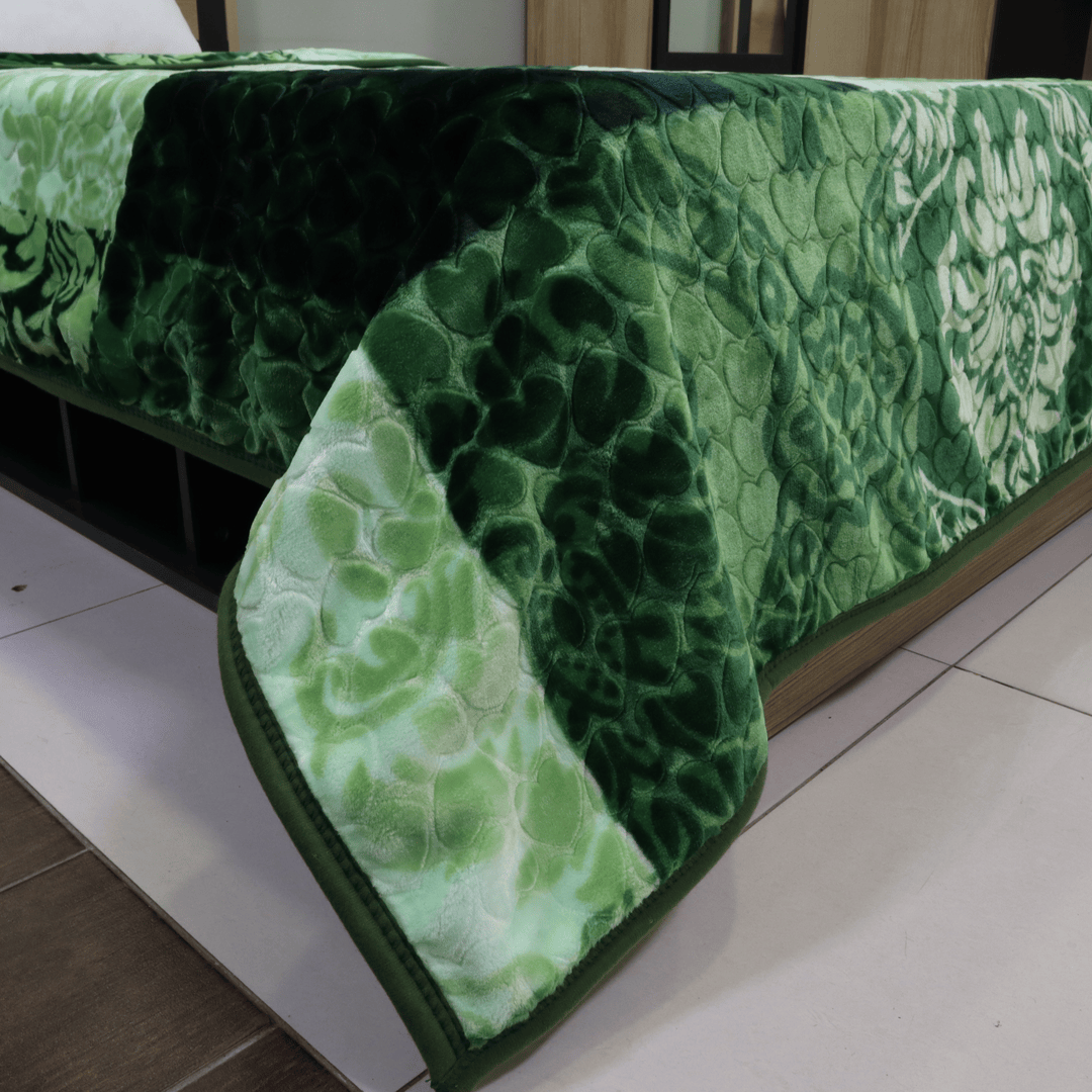 BuyEmperor Single Bed Blanket Evergreen Meadow PlushMink Online Store