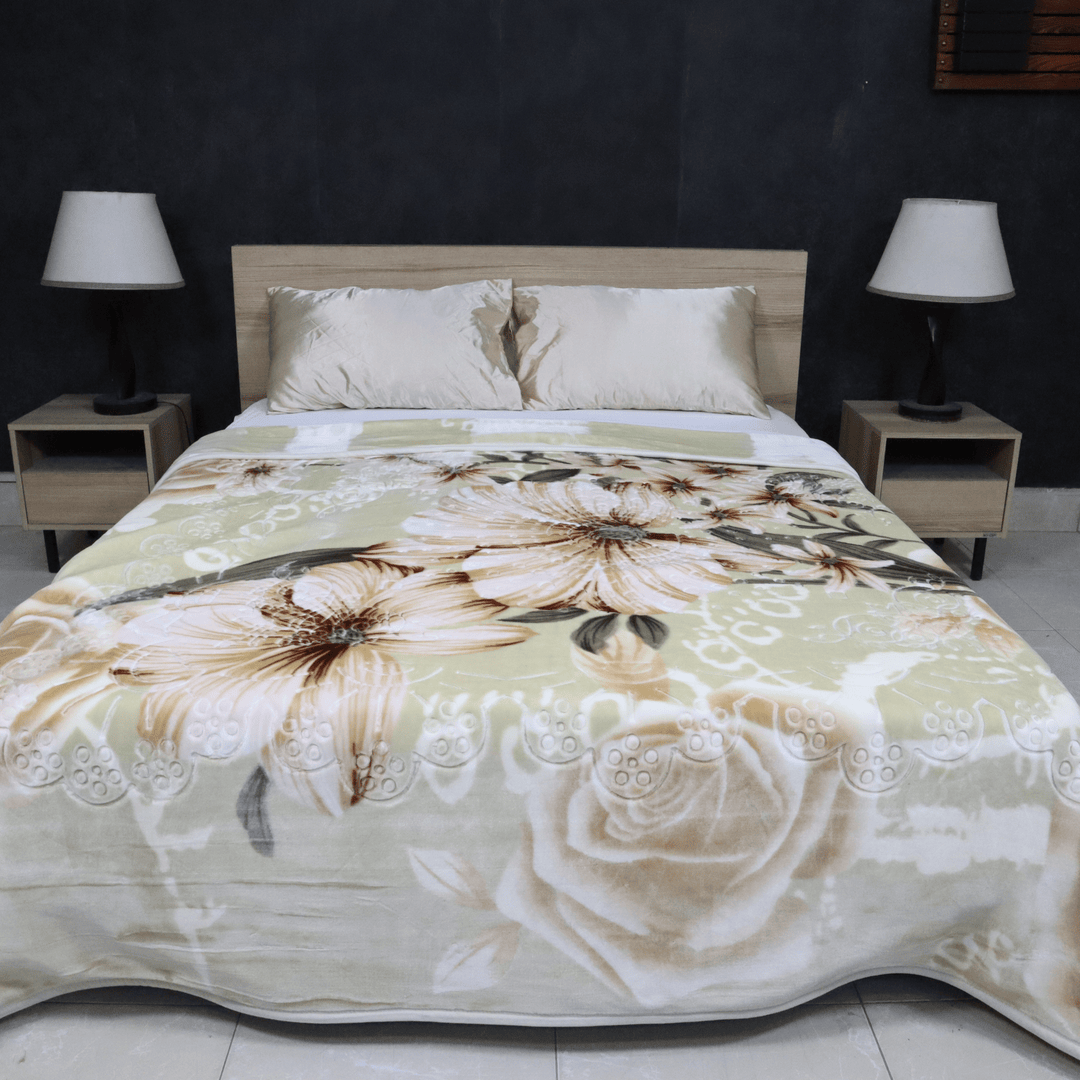 Buy Empire King Bed 6.5 KG BlanketVanilla MistPlushMink Online Store