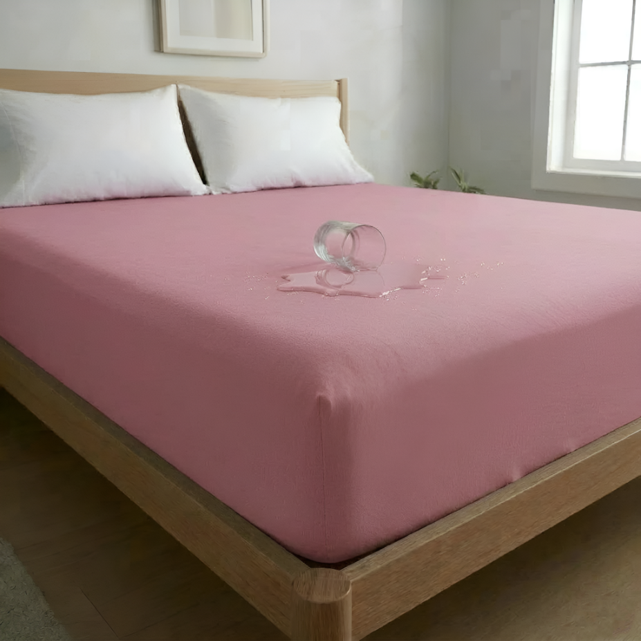 Waterproof Mattress Cover-Pink