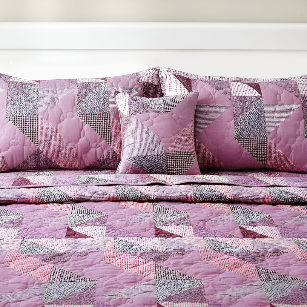 Comfora 5 Pcs Bed in a Bag - Pink Pop