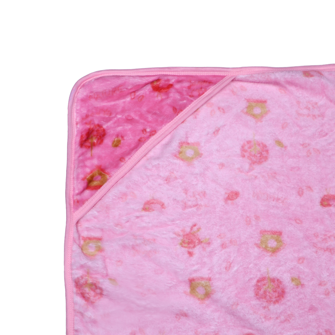 Cuddle Me Swaddle Blanket Hood-Blush Pink