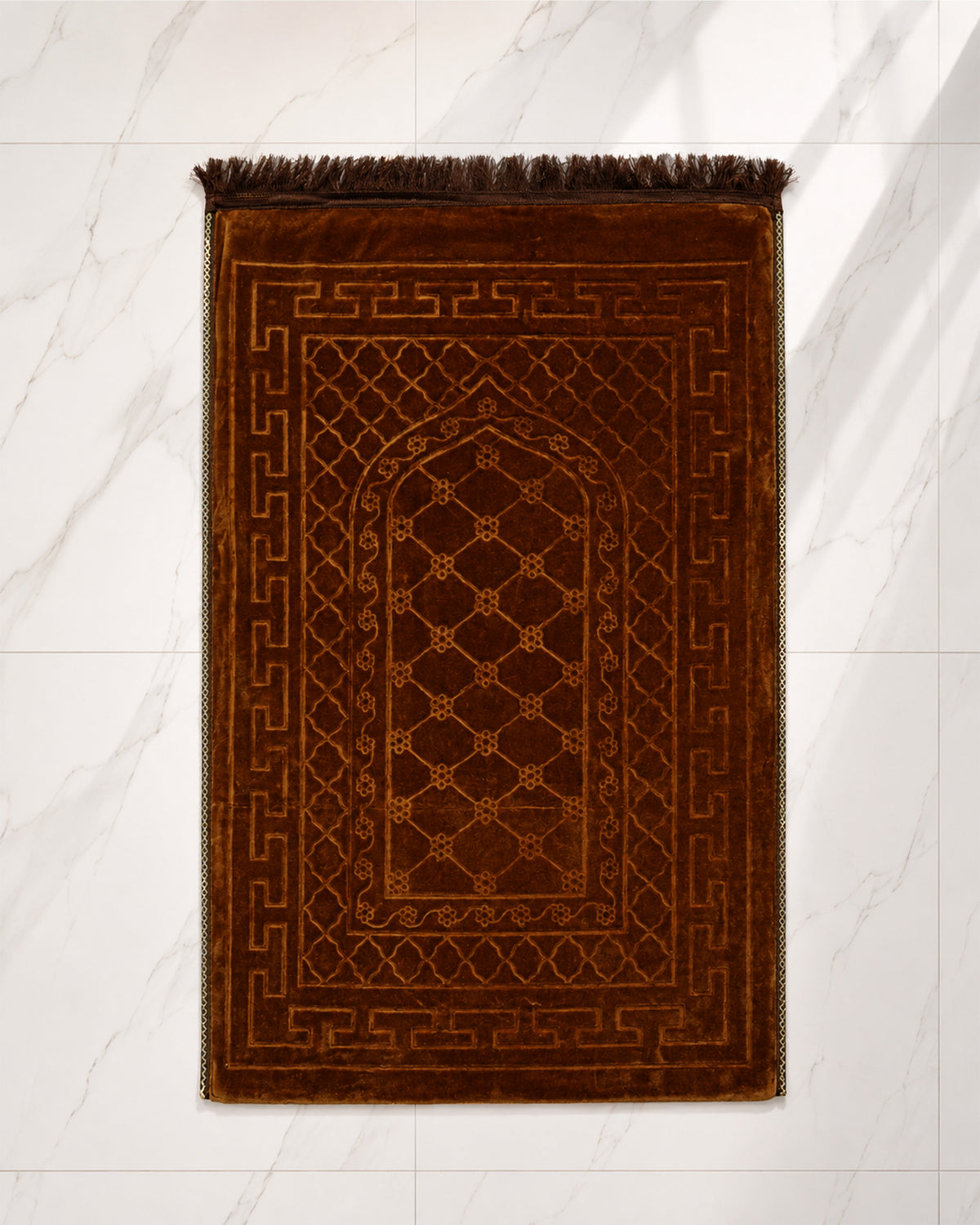Baithak Janamaz Prayer Mat-Rust