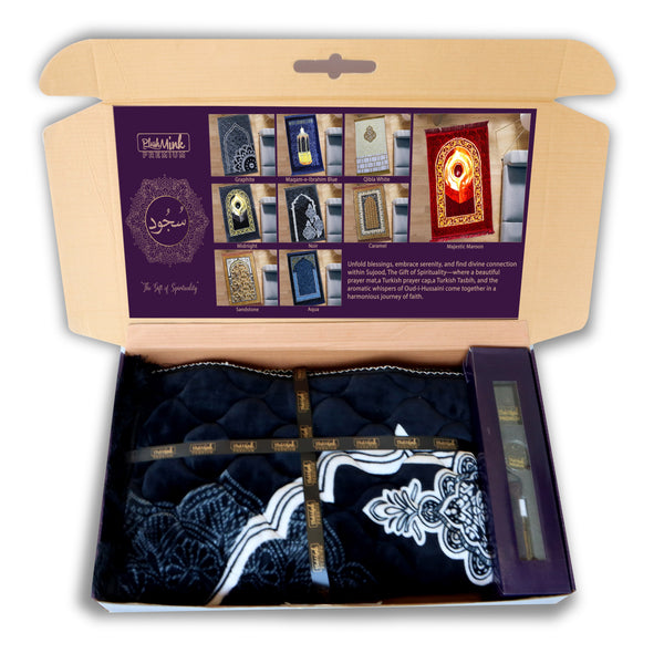 Sujood Plus Prayer Kit Gift Box- Noir