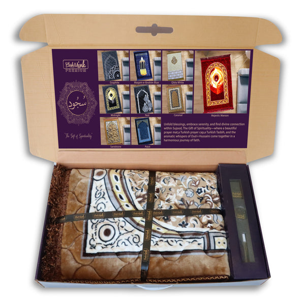 Sujood Plus Prayer Kit Gift Box-Sandstone