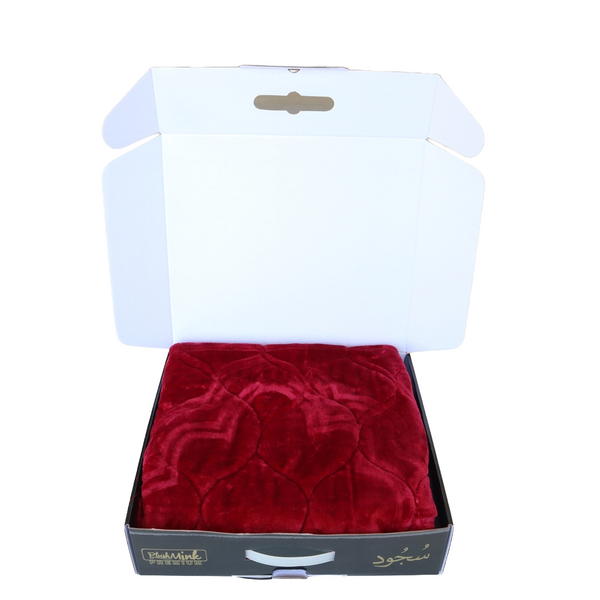 Sujood Prayer Mat Gift Box-Ruby