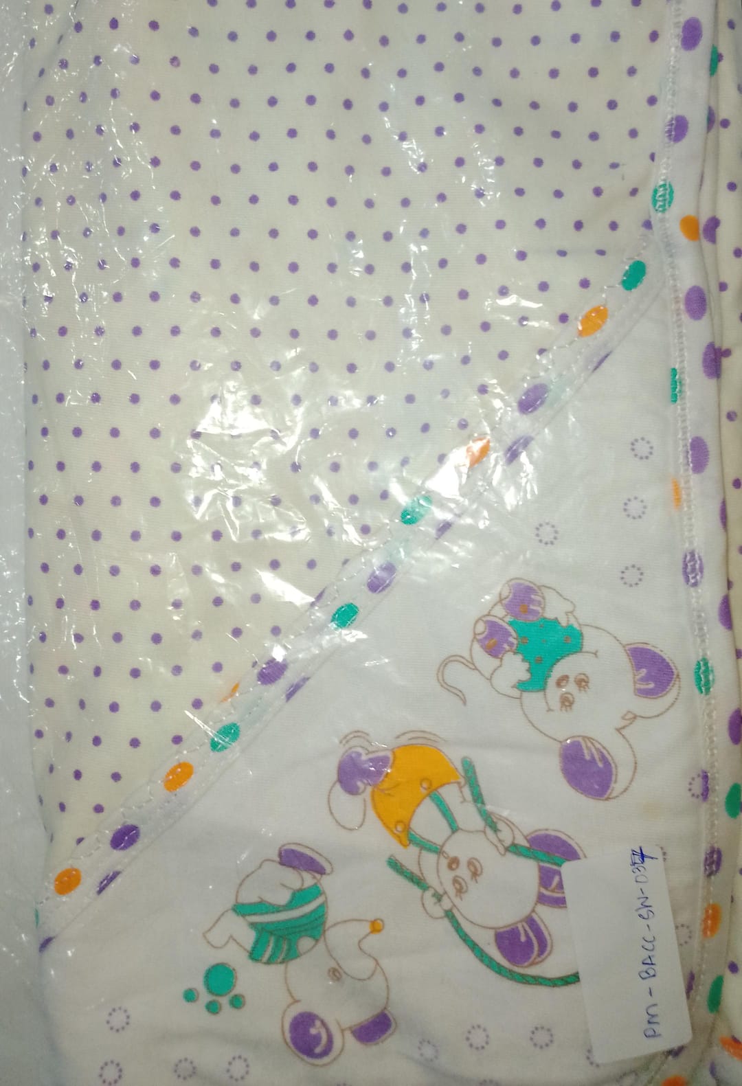 Baby Swaddle Sheet-pearl white