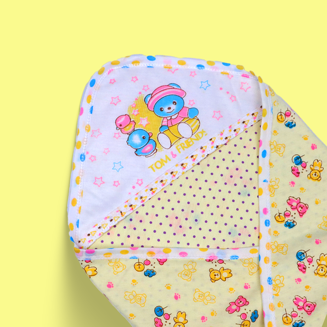 Baby Swaddle Sheet - Soft Pastel Yellow